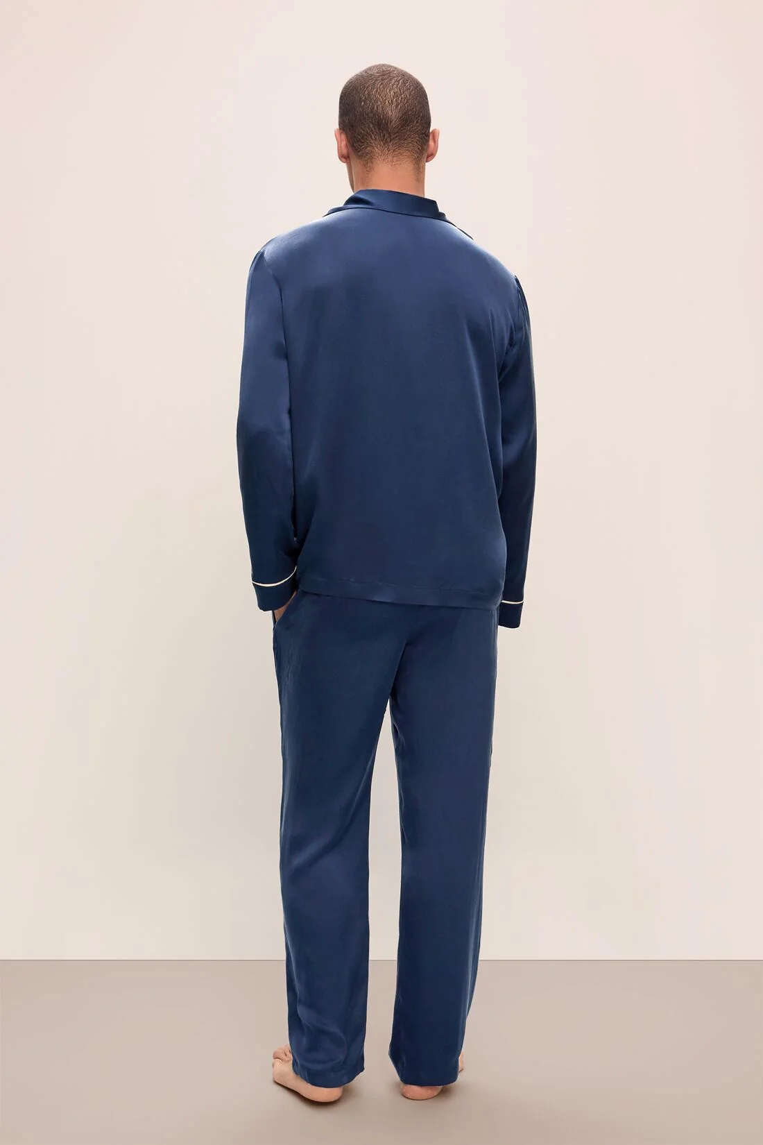 Charles Washable Silk Long PJ Set - Image 3