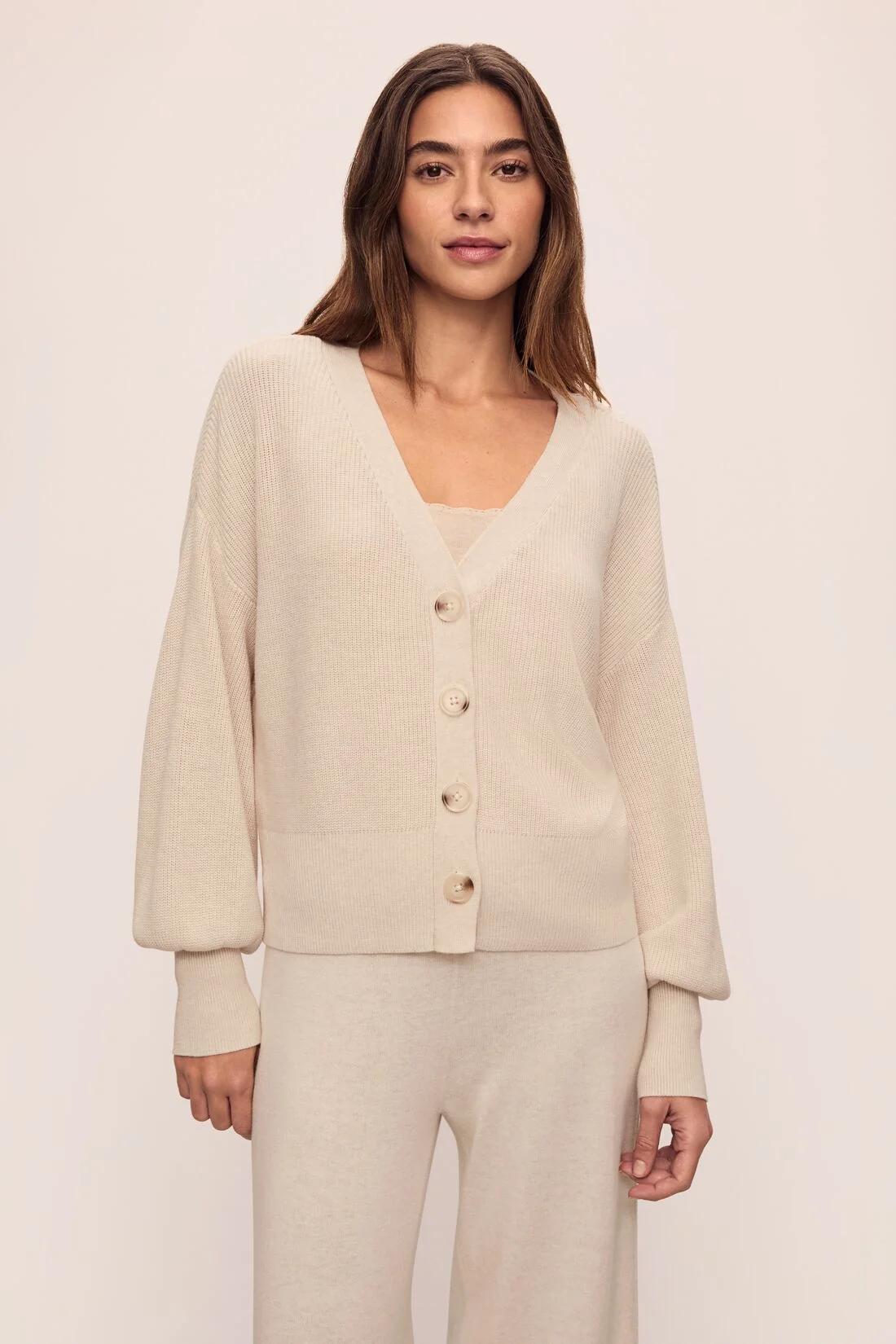 Fine Gauge Sweater Cardigan
