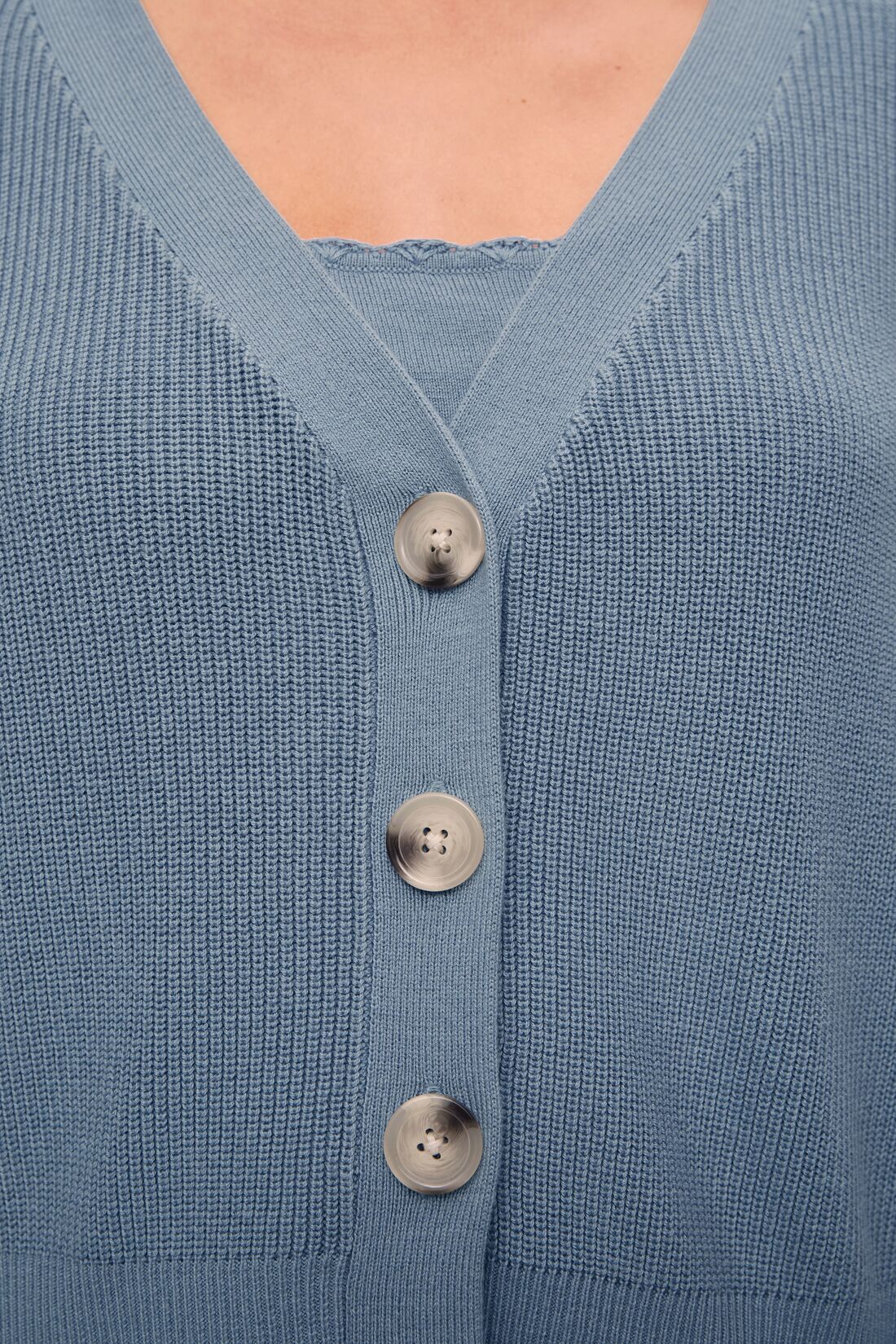 Fine Gauge Sweater Cardigan - Image 2