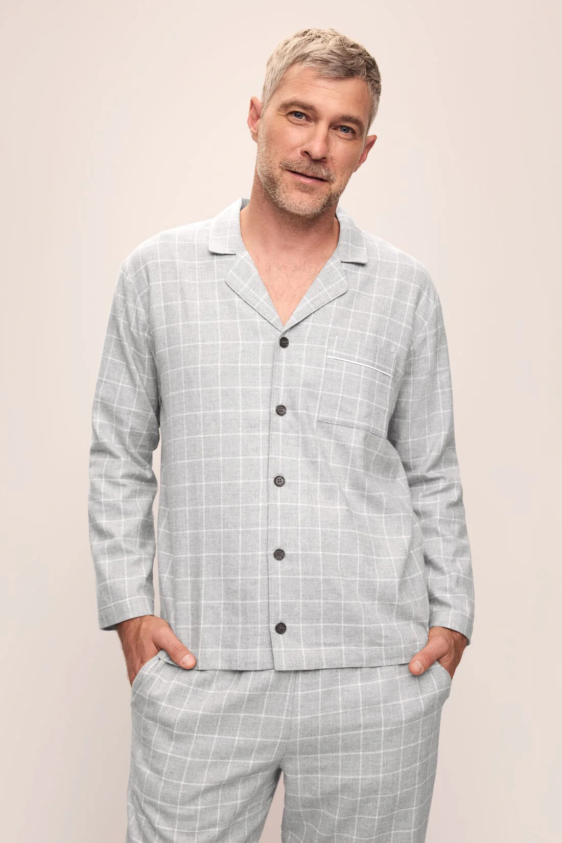 Men's Flannel Long PJ Set - Image 2