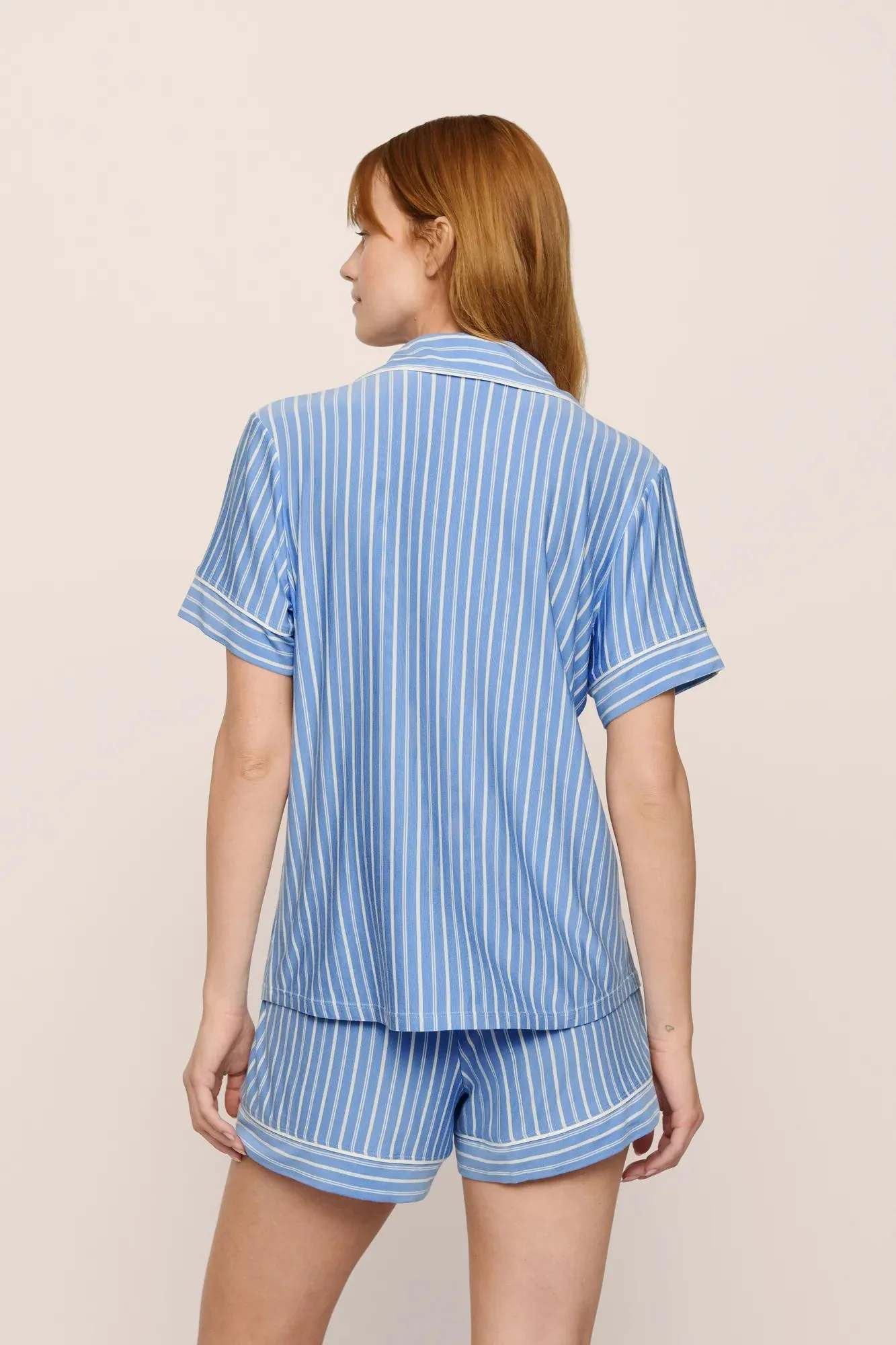 Gisele Printed TENCEL™ Modal Relaxed Short PJ Set - Image 3