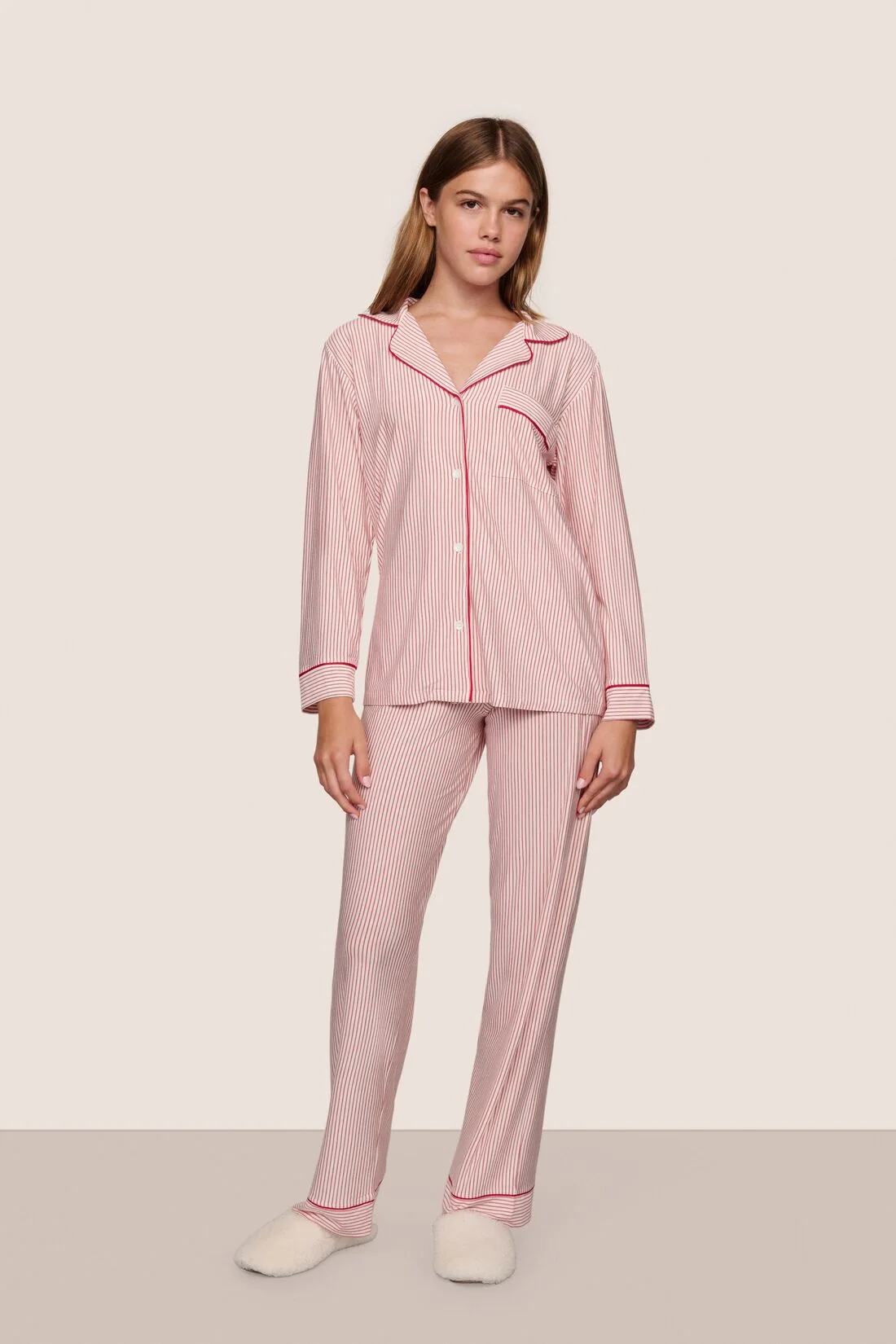 Gisele Printed TENCEL™ Modal Long PJ Set - Image 5