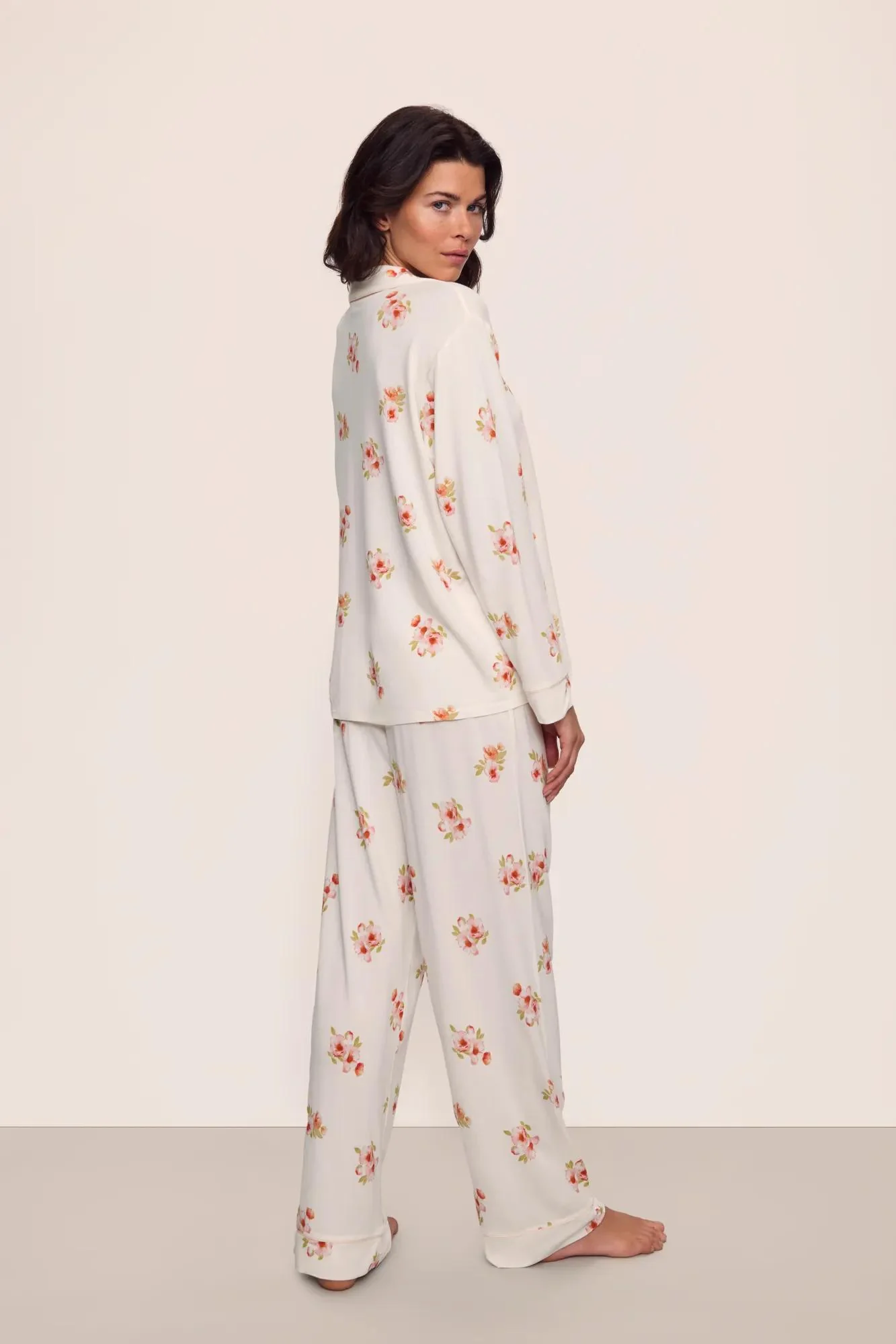 Gisele Printed TENCEL™ Modal Long PJ Set - Image 3