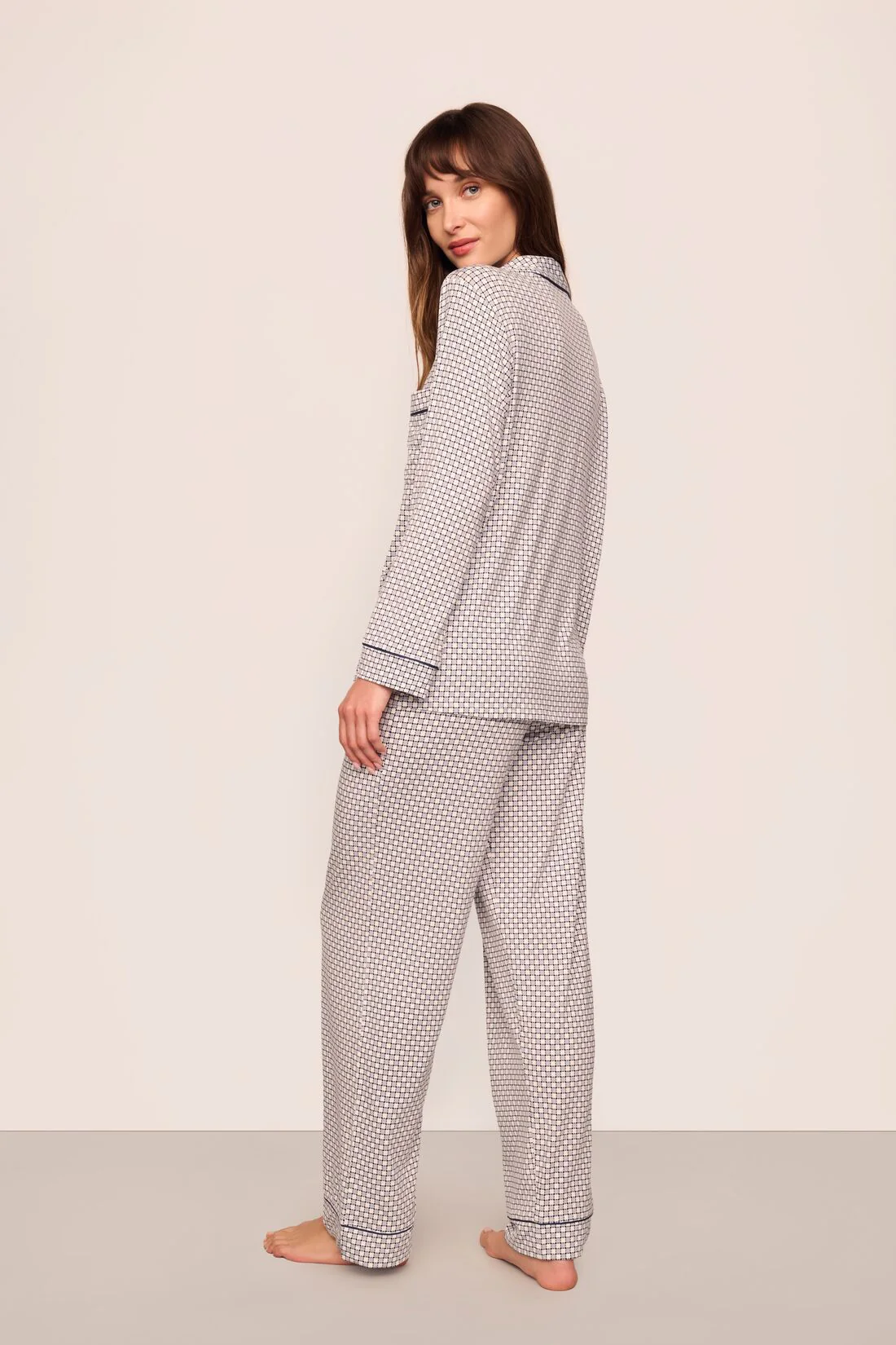 Gisele Printed TENCEL™ Modal Long PJ Set - Image 4