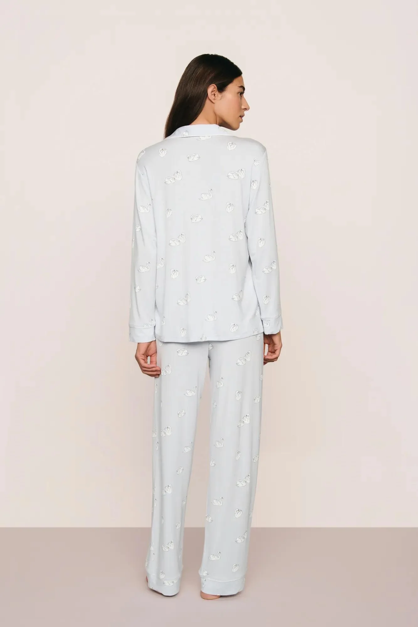 Gisele Printed TENCEL™ Modal Long PJ Set - Image 3