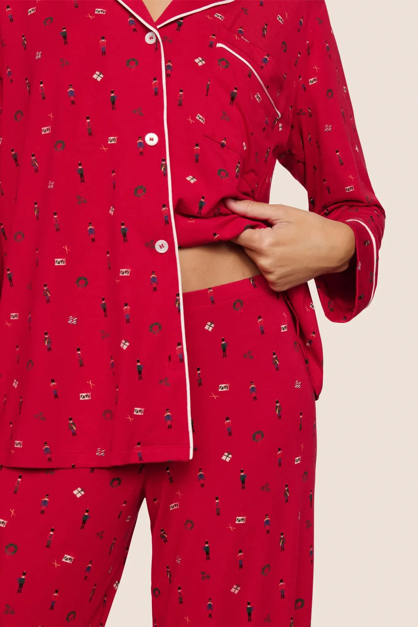 Gisele Printed TENCEL™ Modal Long PJ Set - Image 3