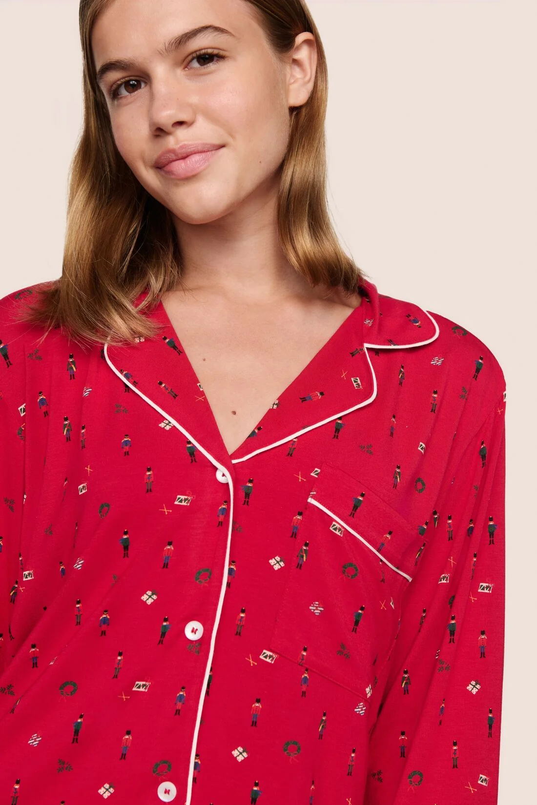 Gisele Printed TENCEL™ Modal Long PJ Set - Image 7