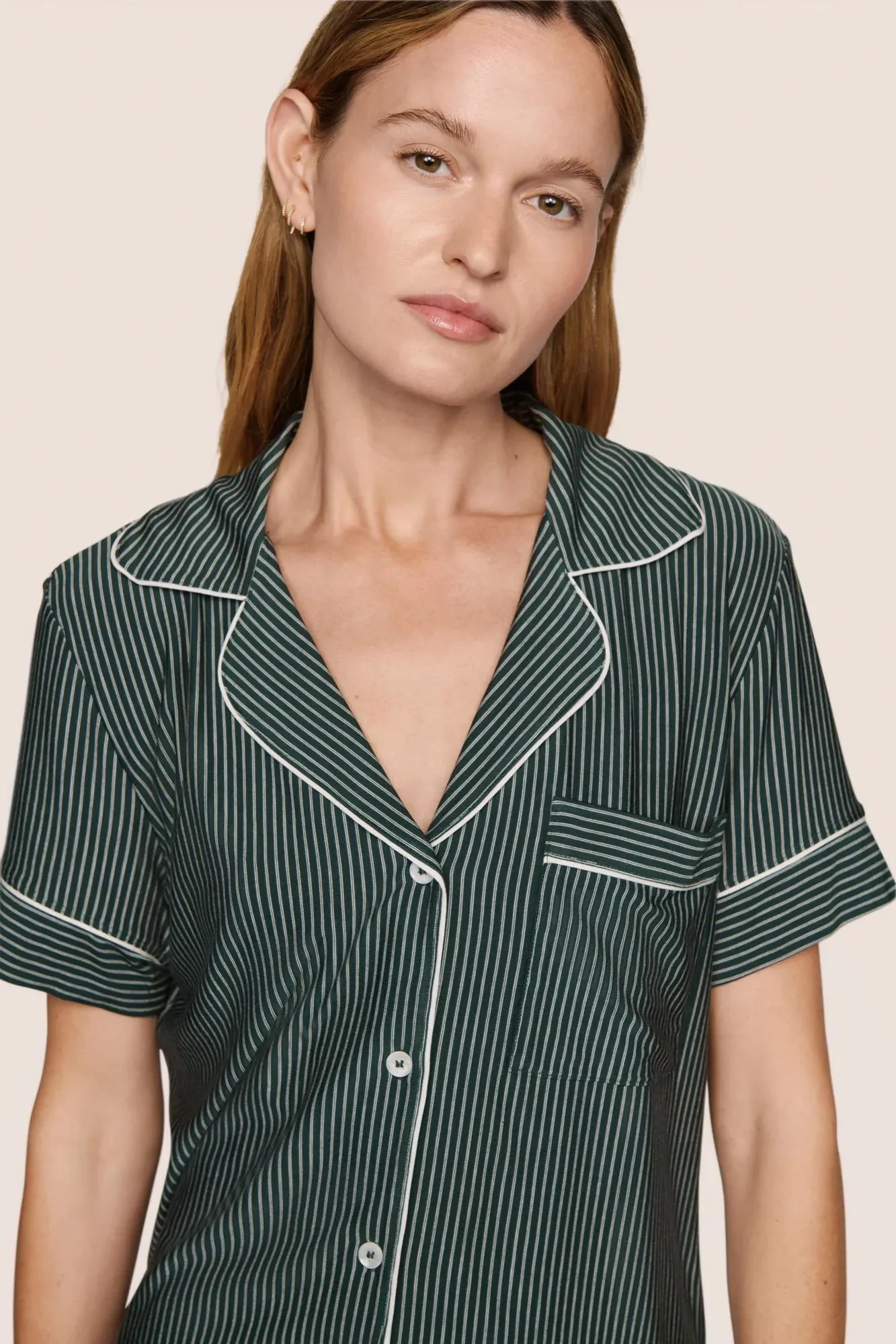 Gisele Printed TENCEL™ Modal Relaxed Short PJ Set - Image 3