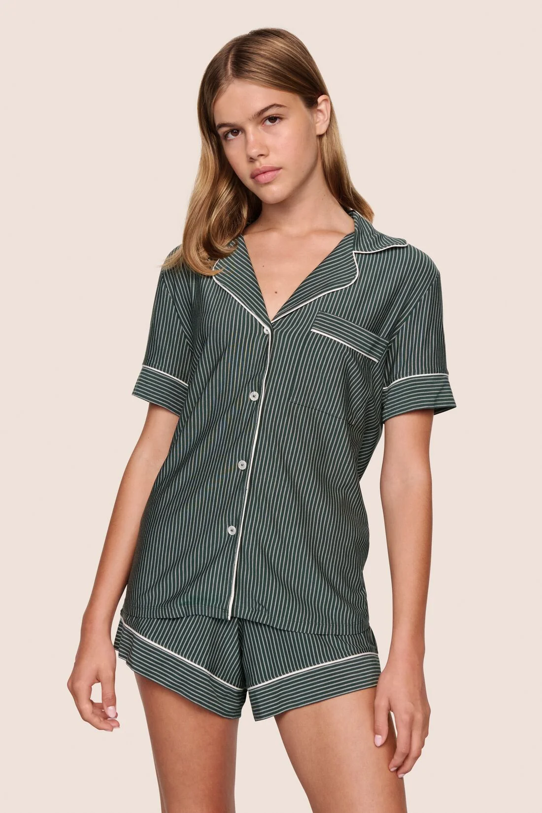 Gisele Printed TENCEL™ Modal Relaxed Short PJ Set - Image 5