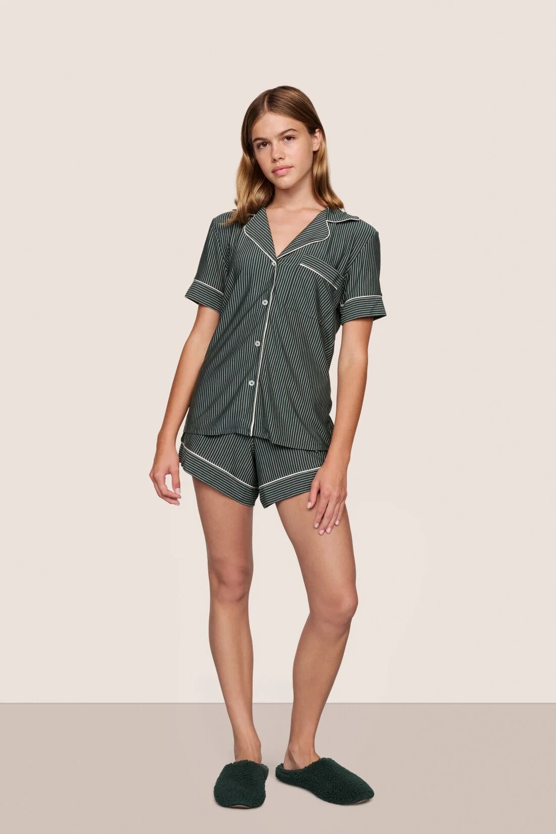 Gisele Printed TENCEL™ Modal Relaxed Short PJ Set - Image 7