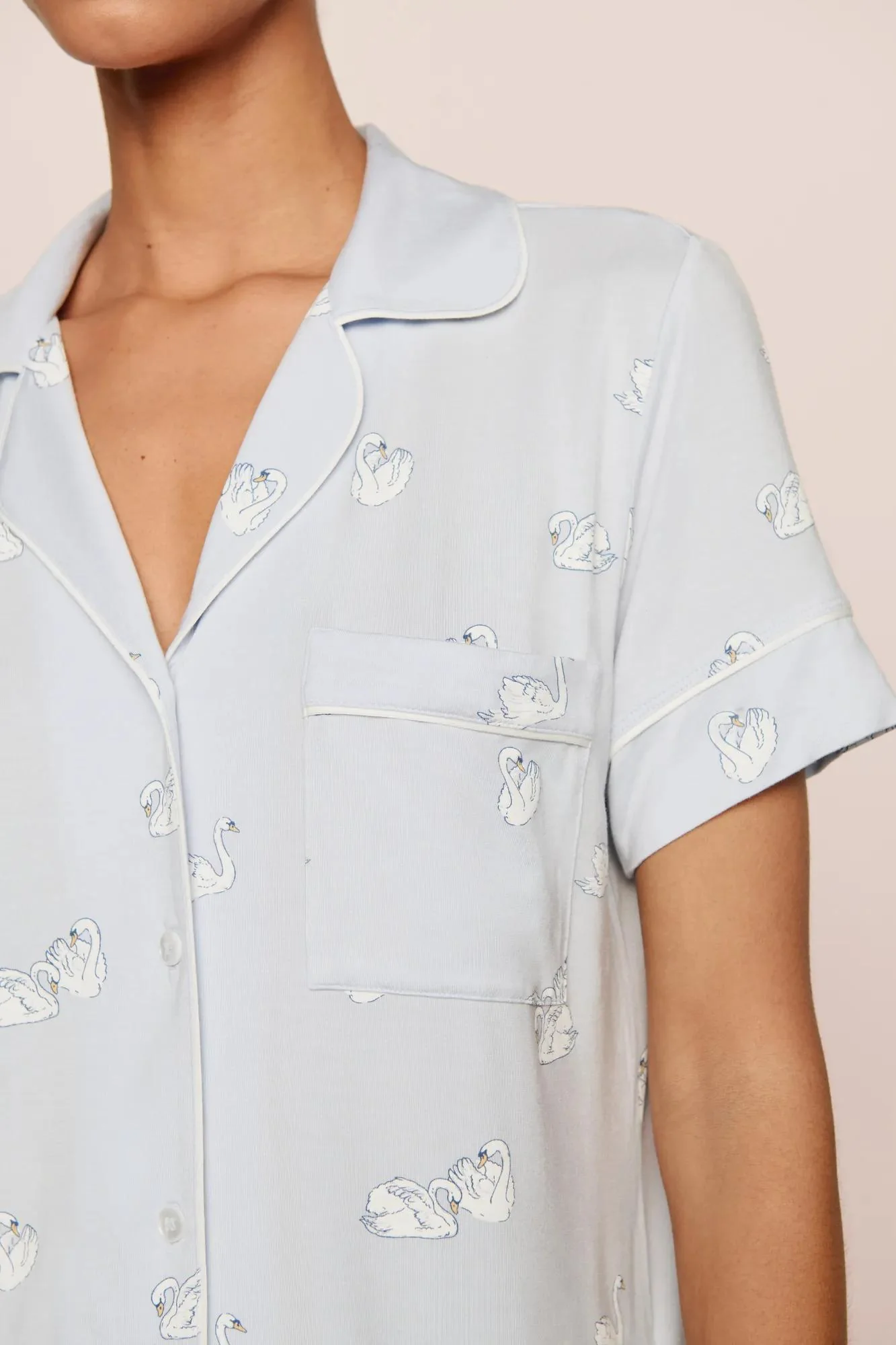 Gisele Printed TENCEL™ Modal Relaxed Short PJ Set - Image 3