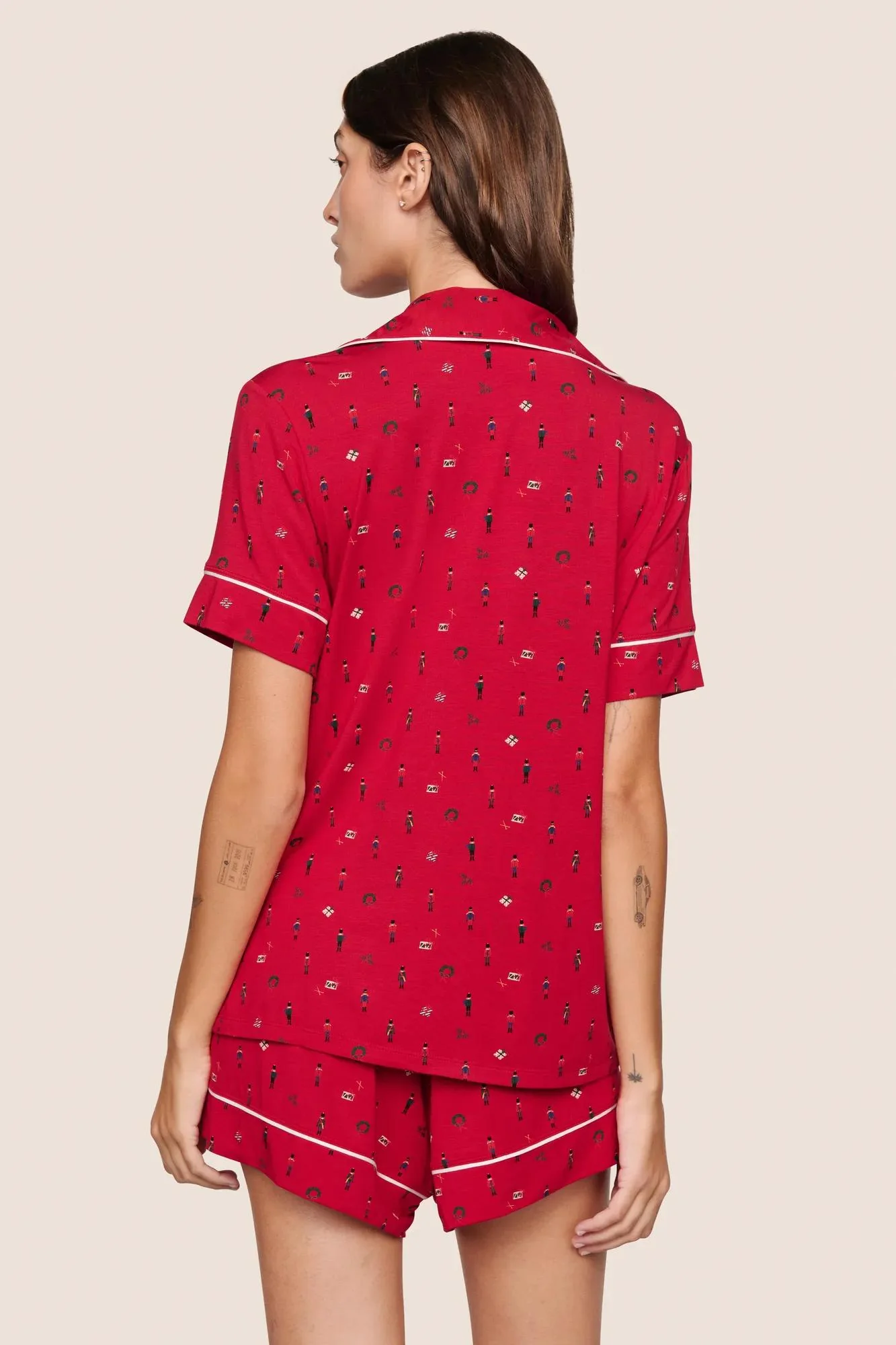 Gisele Printed TENCEL™ Modal Relaxed Short PJ Set - Image 3