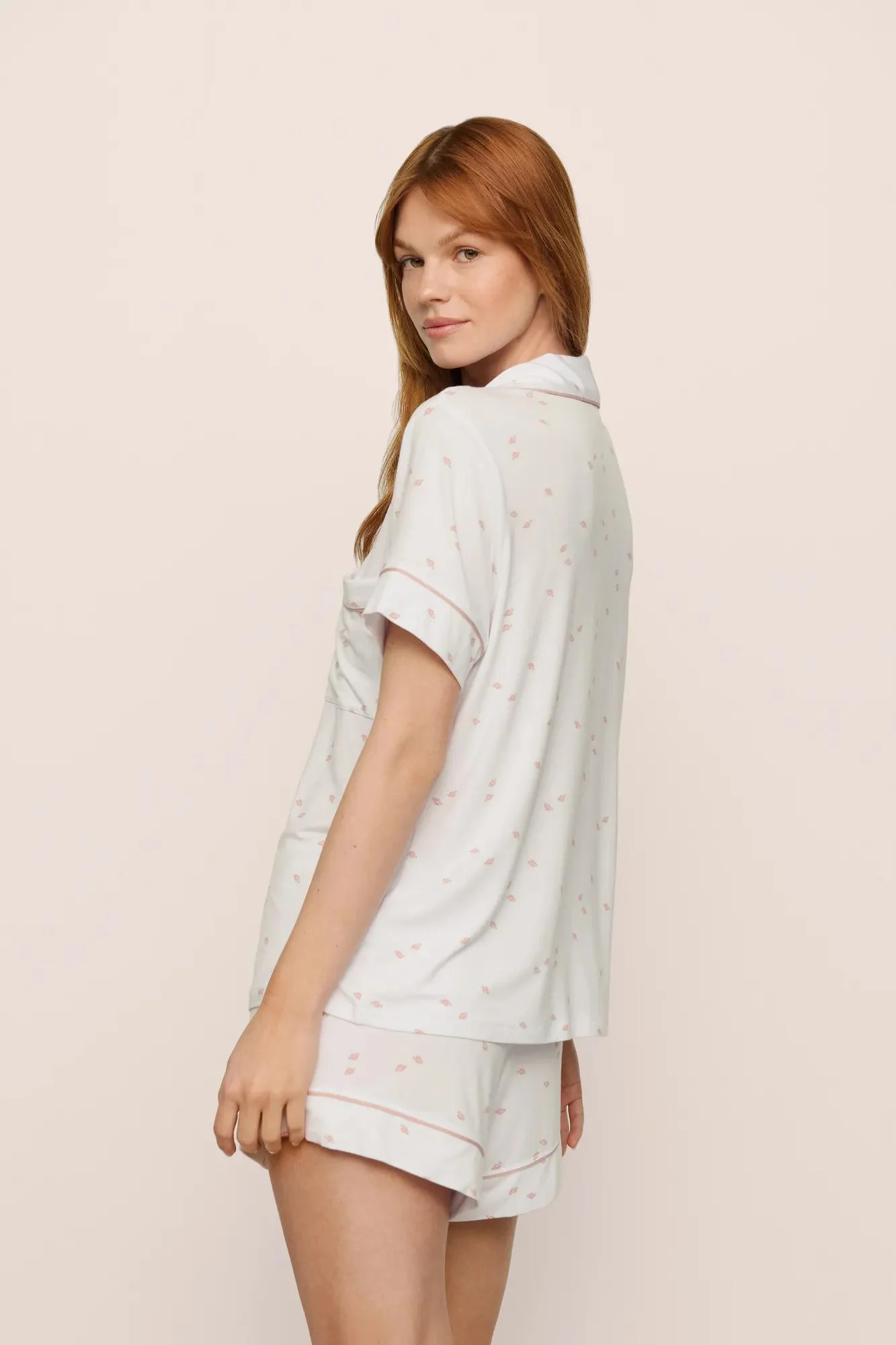 Gisele Printed TENCEL™ Modal Relaxed Short PJ Set - Image 3