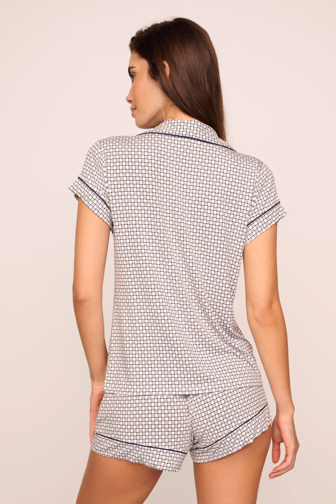 Gisele Printed TENCEL™ Modal Shortie Short PJ Set - Image 3