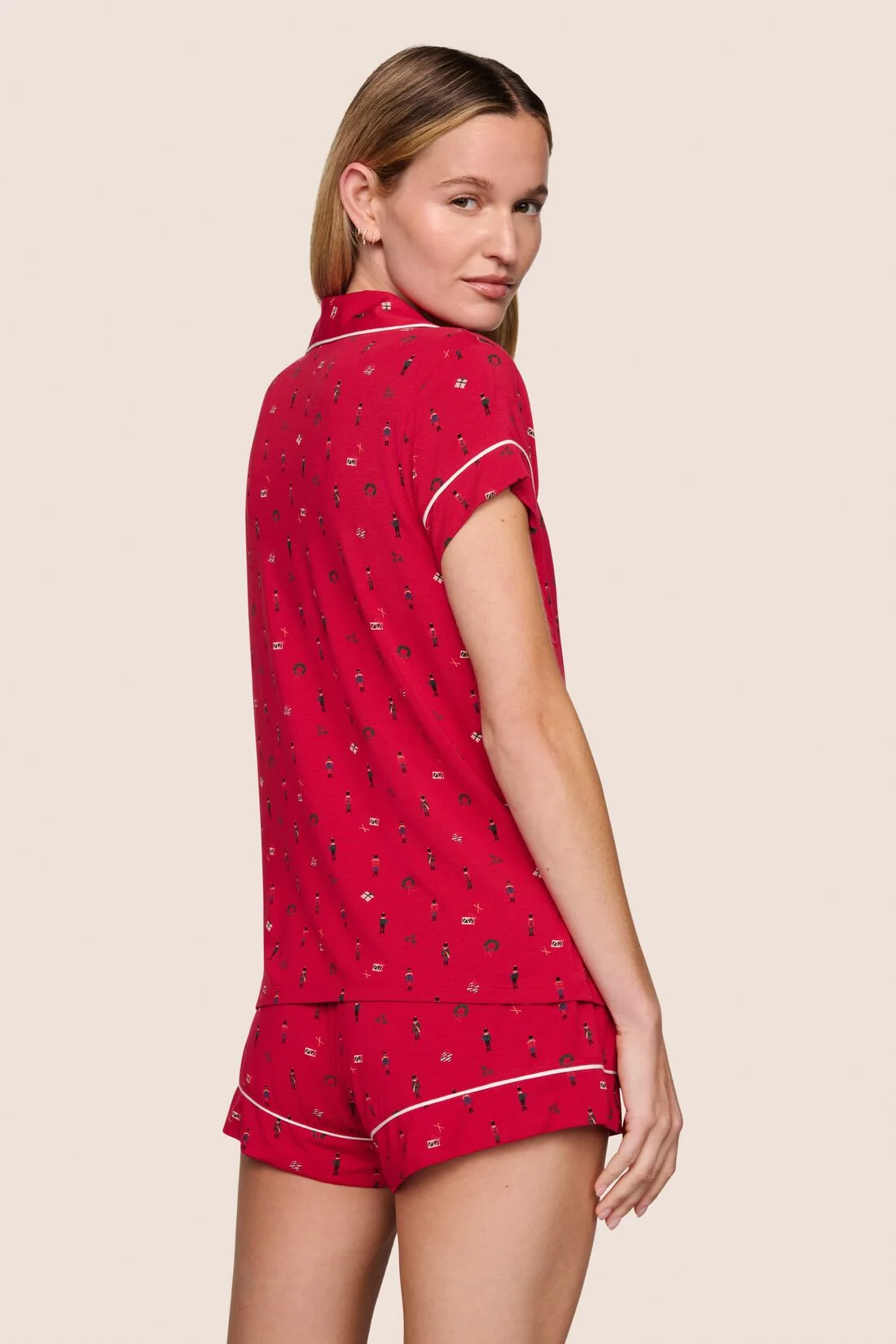 Gisele Printed TENCEL™ Modal Shortie Short PJ Set - Image 3
