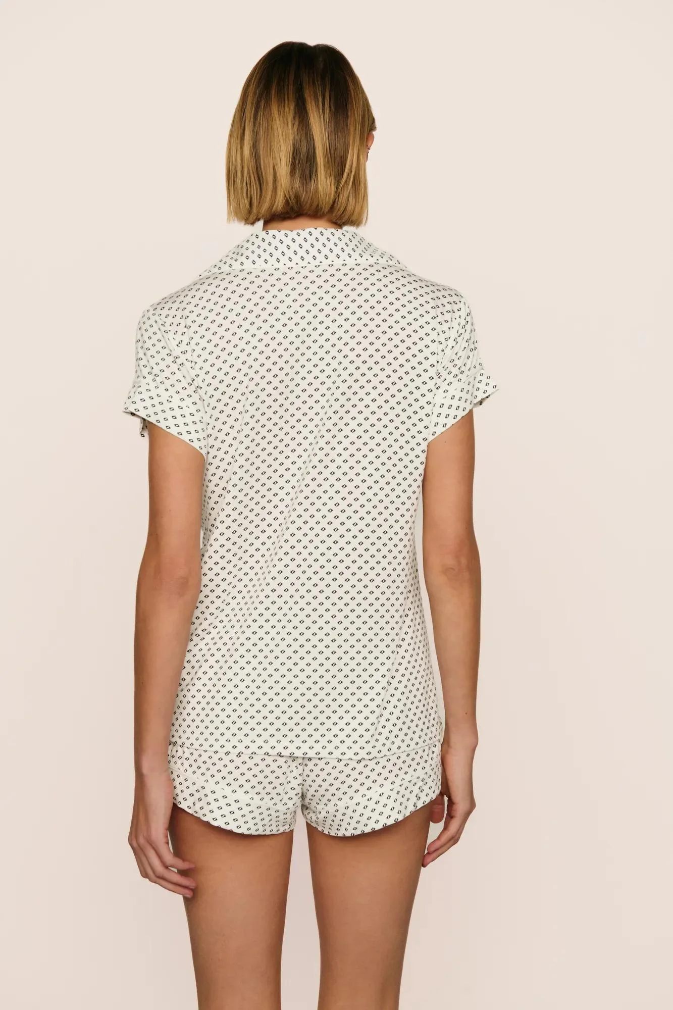 Gisele Printed TENCEL™ Modal Shortie Short PJ Set - Image 4