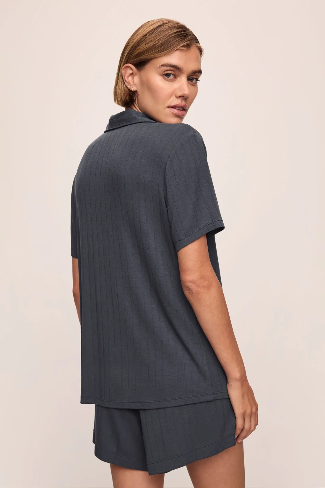 Gisele TENCEL™ Modal Rib Relaxed Short PJ Set - Image 3