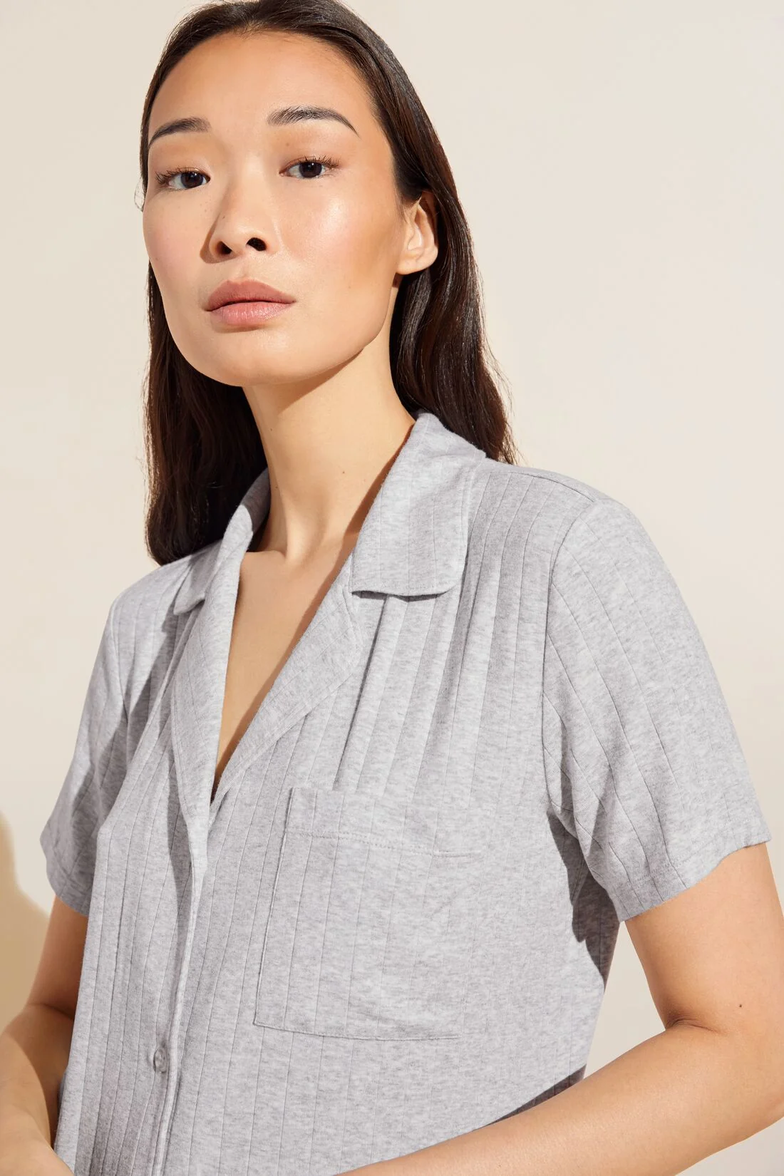 Gisele TENCEL™ Modal Rib Relaxed Short PJ Set - Image 2