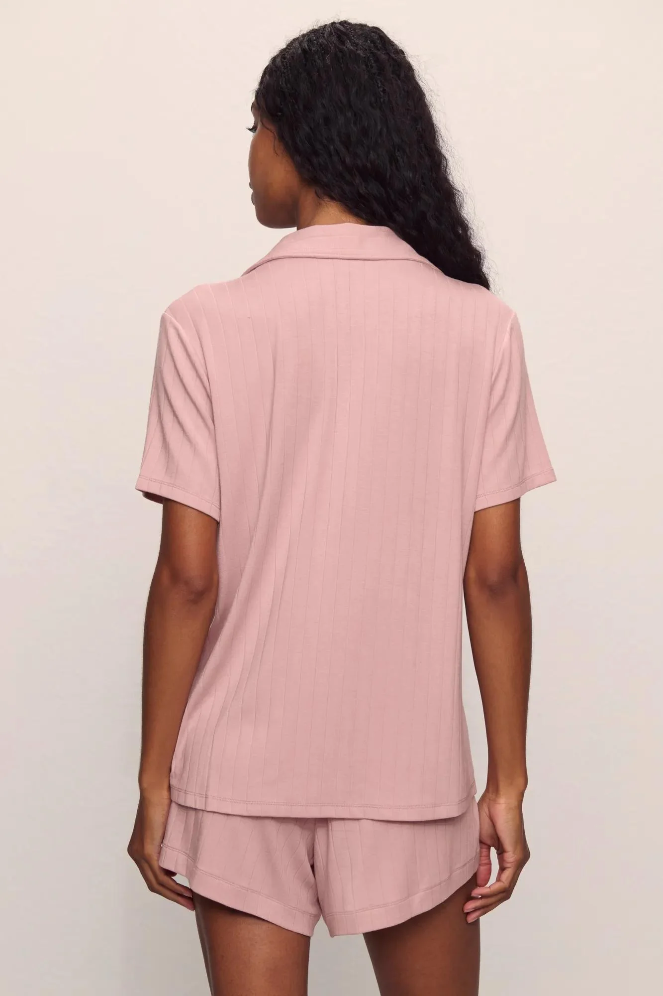 Gisele TENCEL™ Modal Rib Relaxed Short PJ Set - Image 3