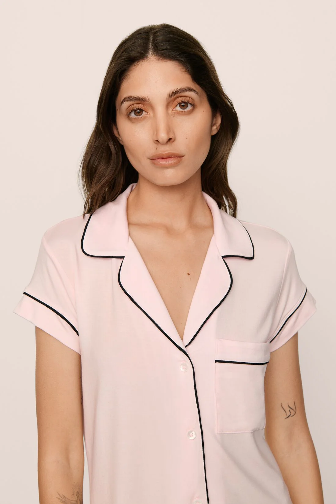 Gisele TENCEL™ Modal Short Sleeve Cropped PJ Set - Image 3