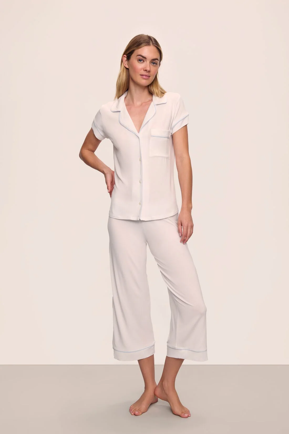 Gisele TENCEL™ Modal Short Sleeve Cropped PJ Set