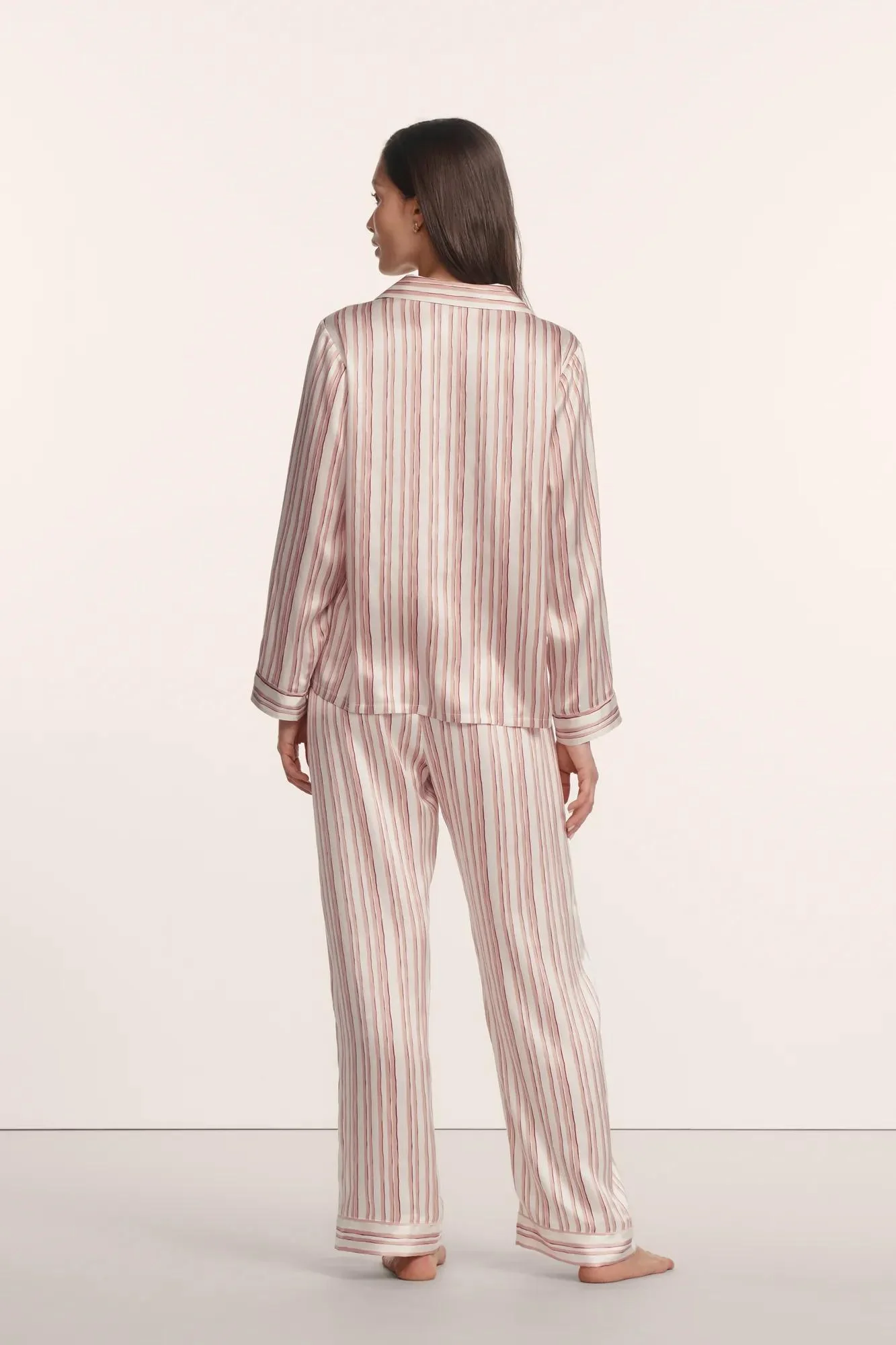 Eberjey x ILIA - Inez Washable Silk Printed Long PJ Set - Image 5