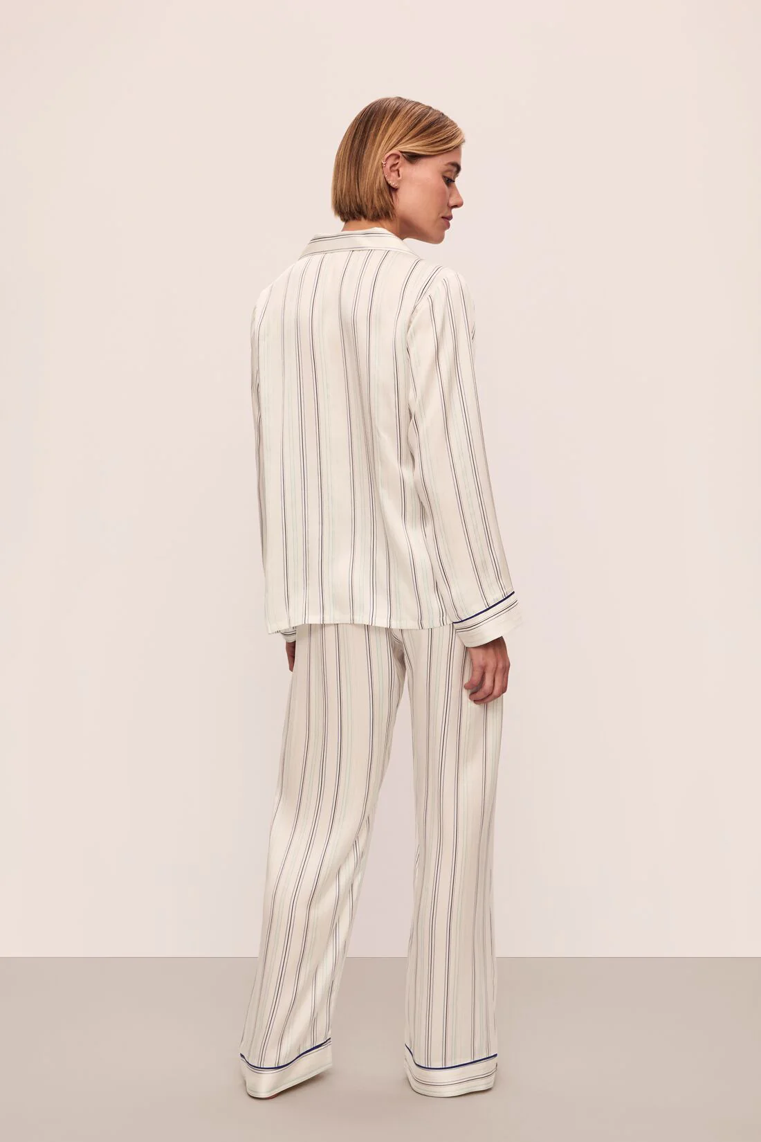 Inez Washable Silk Printed Long PJ Set - Image 2