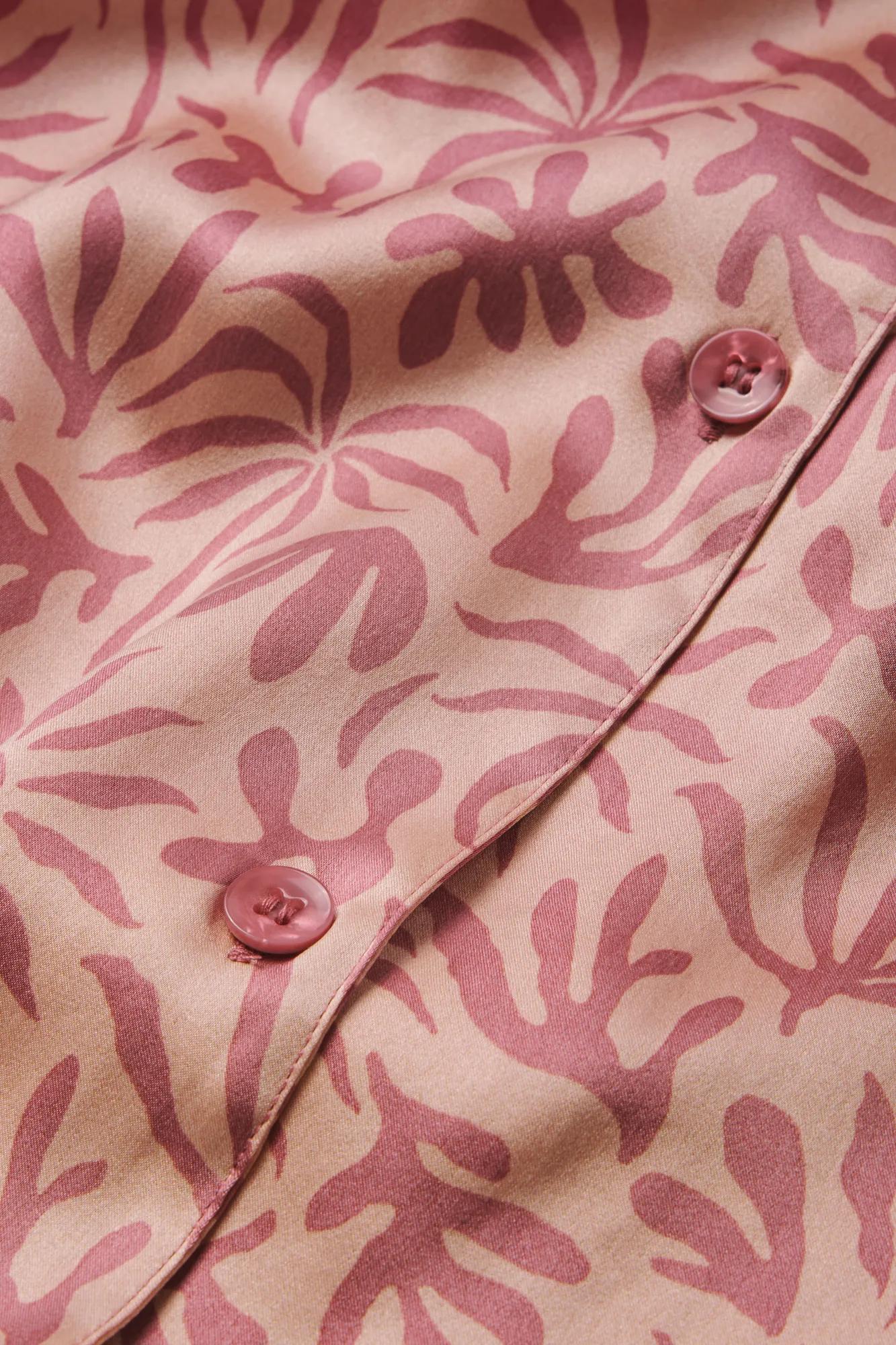 Eberjey x ILIA - Inez Washable Silk Printed Long PJ Set - Image 4