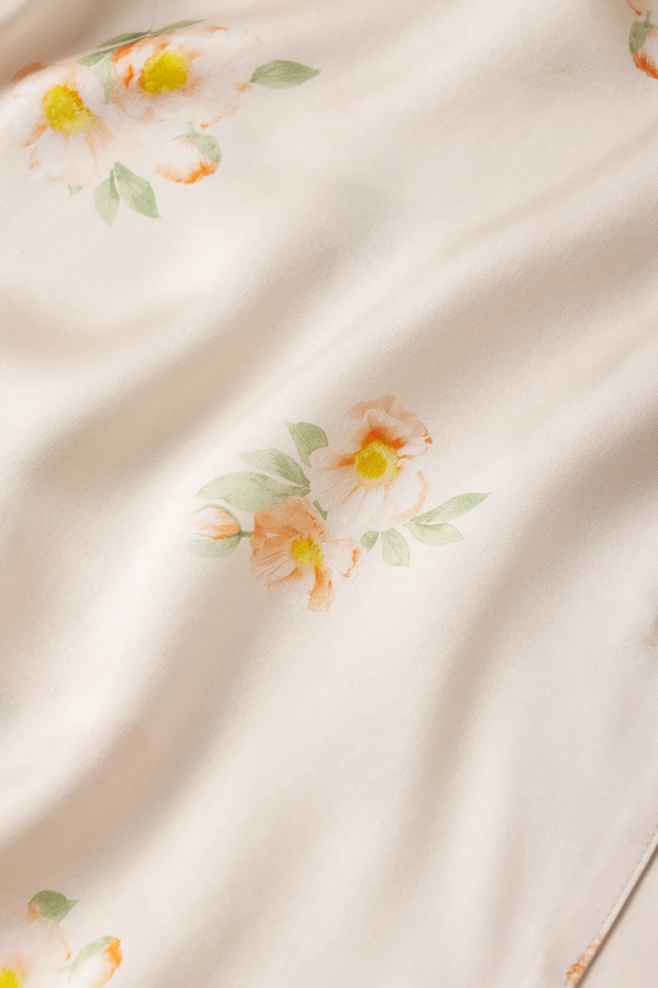 Inez Washable Silk Printed Short PJ Set - Image 4