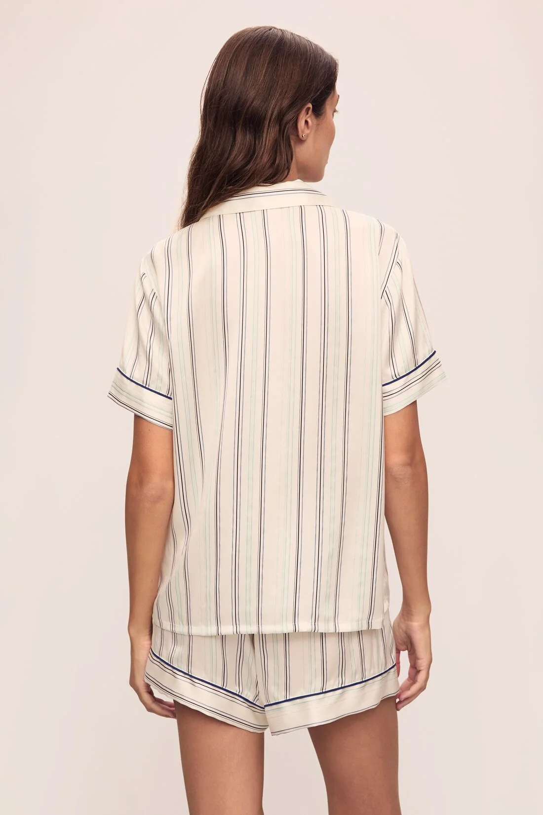 Inez Washable Silk Printed Short PJ Set - Image 3