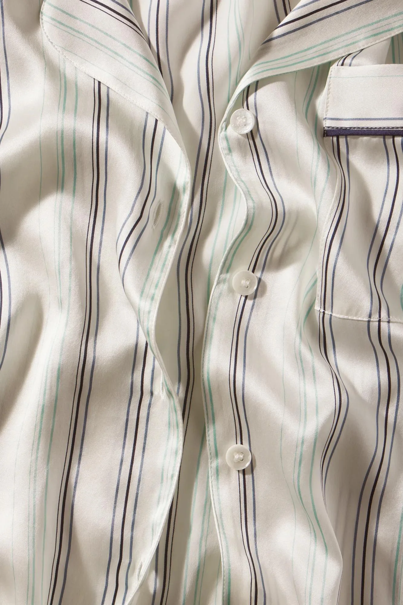 Inez Washable Silk Printed Long PJ Set - Image 5