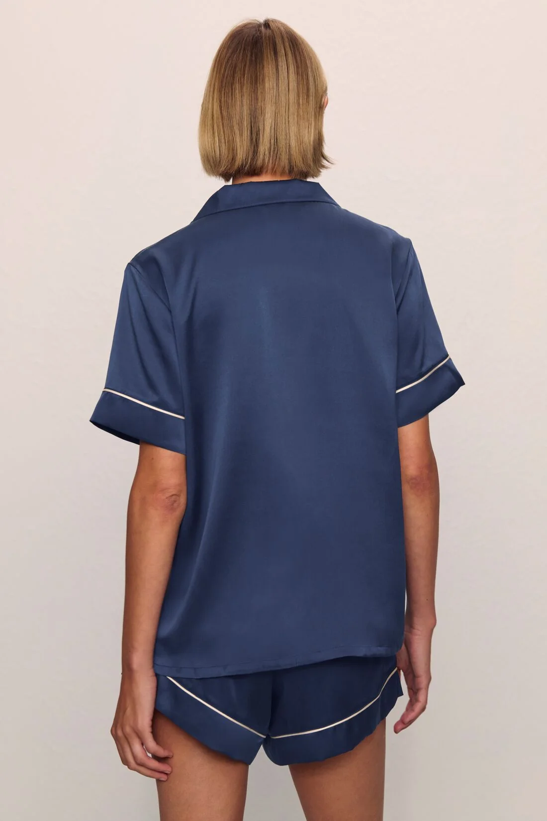 Inez Washable Silk Short PJ Set - Image 3