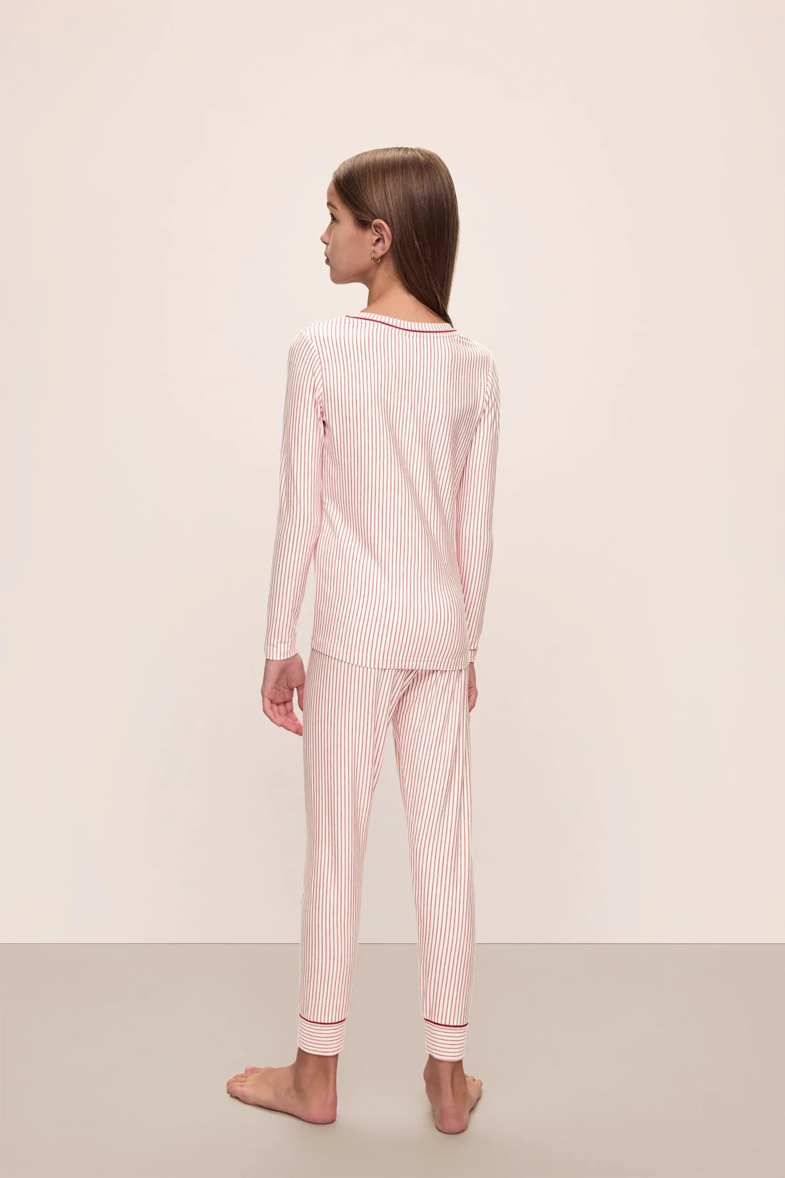 Kids Printed TENCEL™ Modal Unisex Long PJ Set - Image 3
