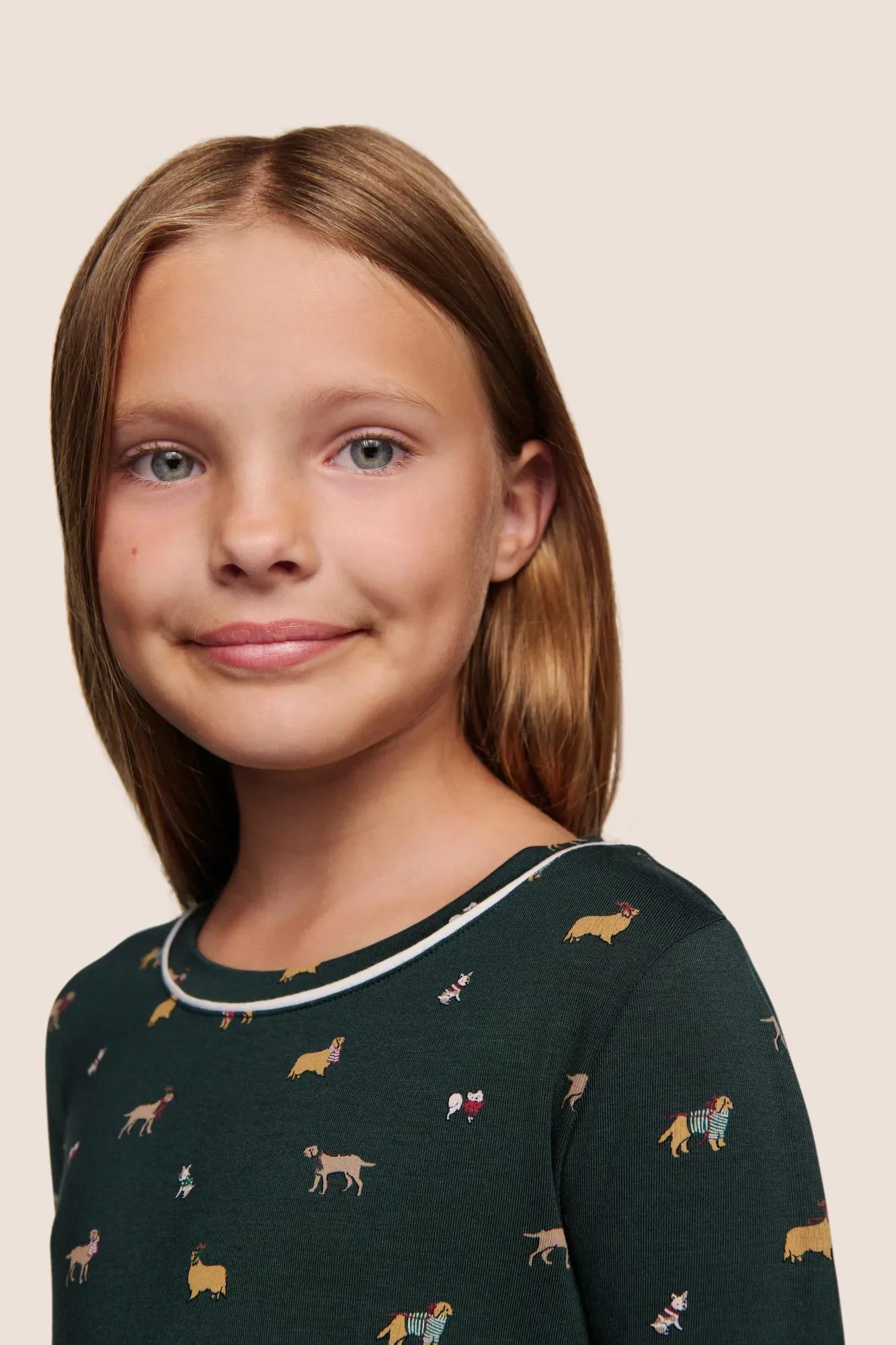 Kids Printed TENCEL™ Modal Unisex Long PJ Set - Image 3