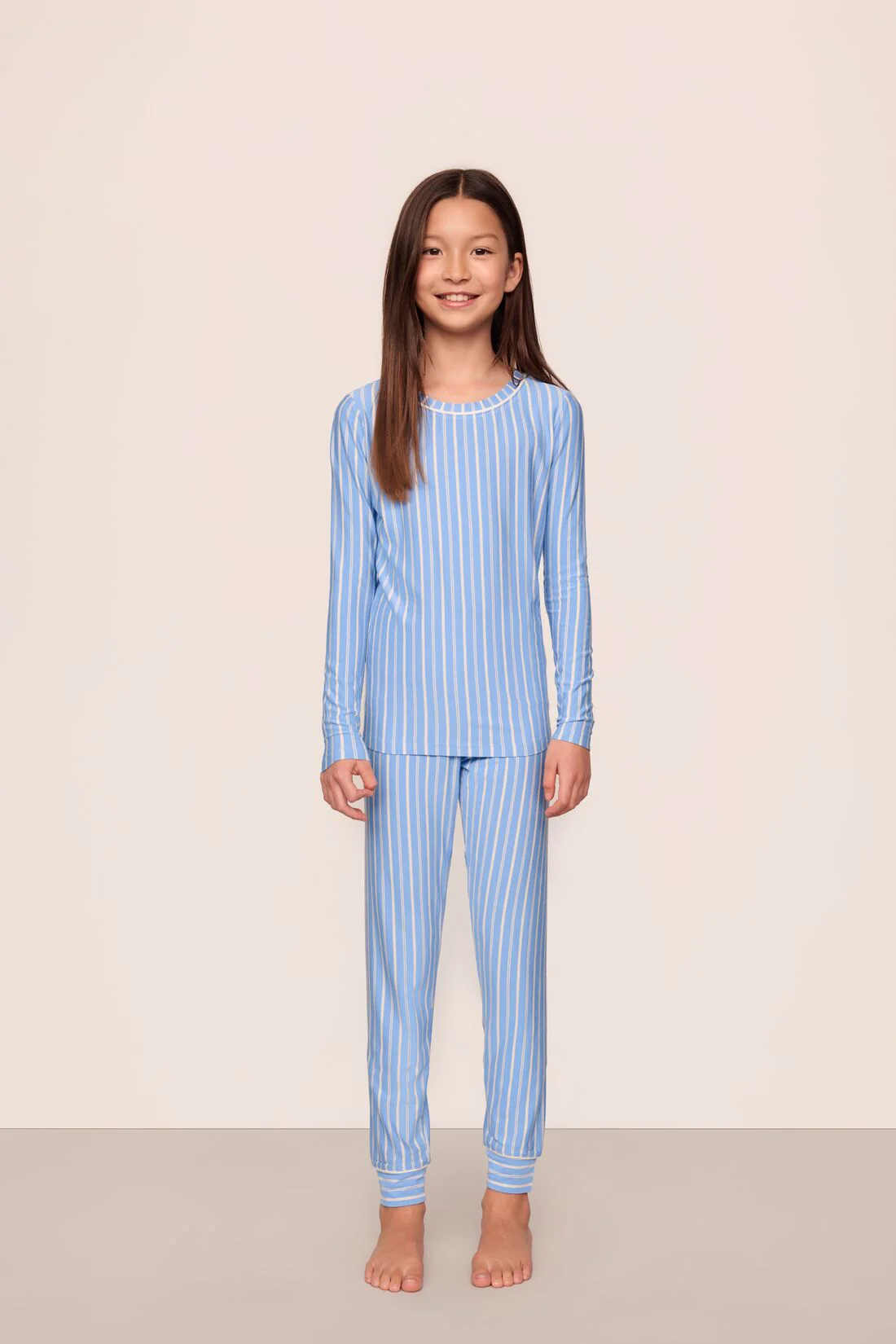 Kids Printed TENCEL™ Modal Unisex Long PJ Set