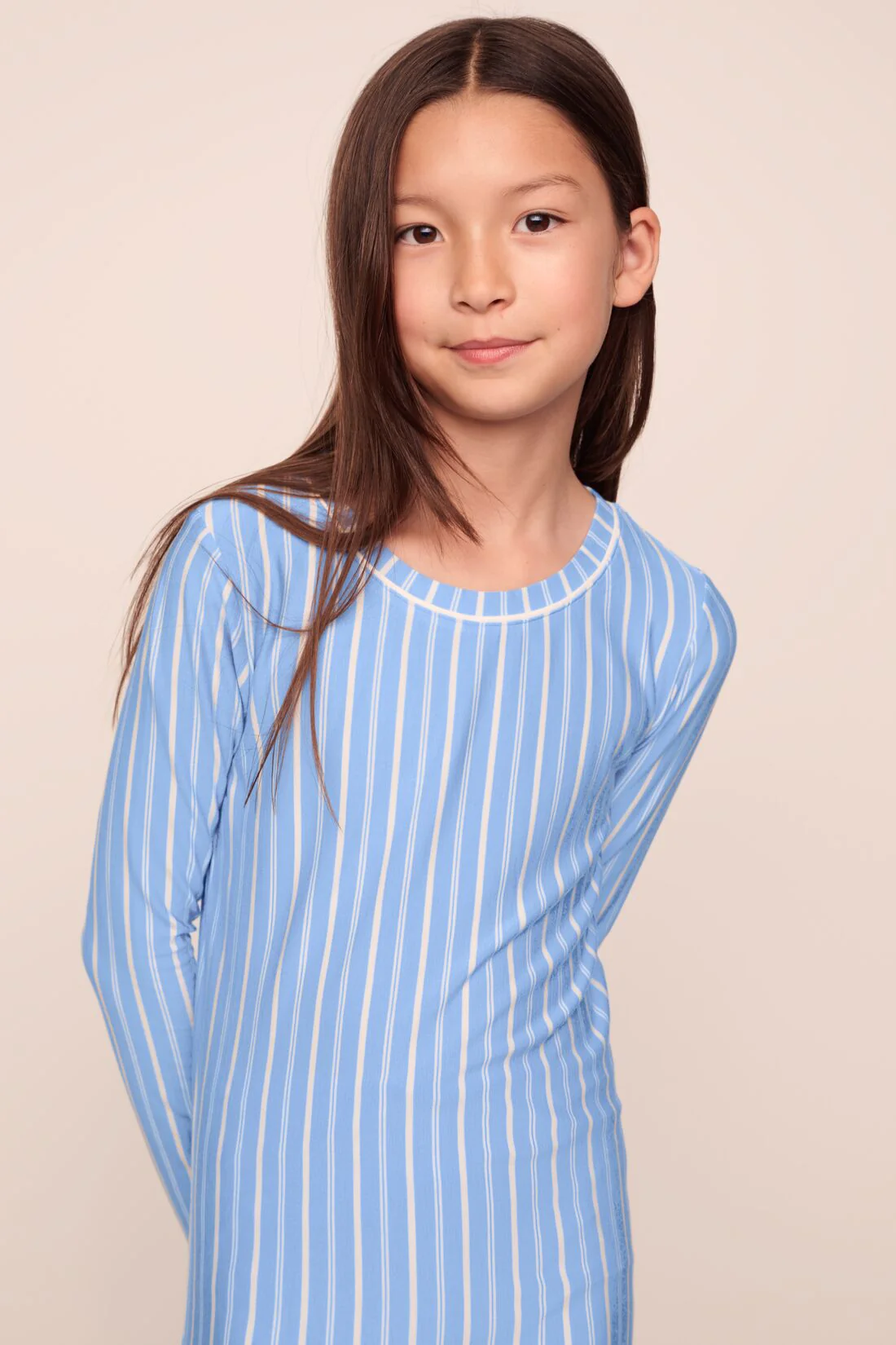Kids Printed TENCEL™ Modal Unisex Long PJ Set - Image 2