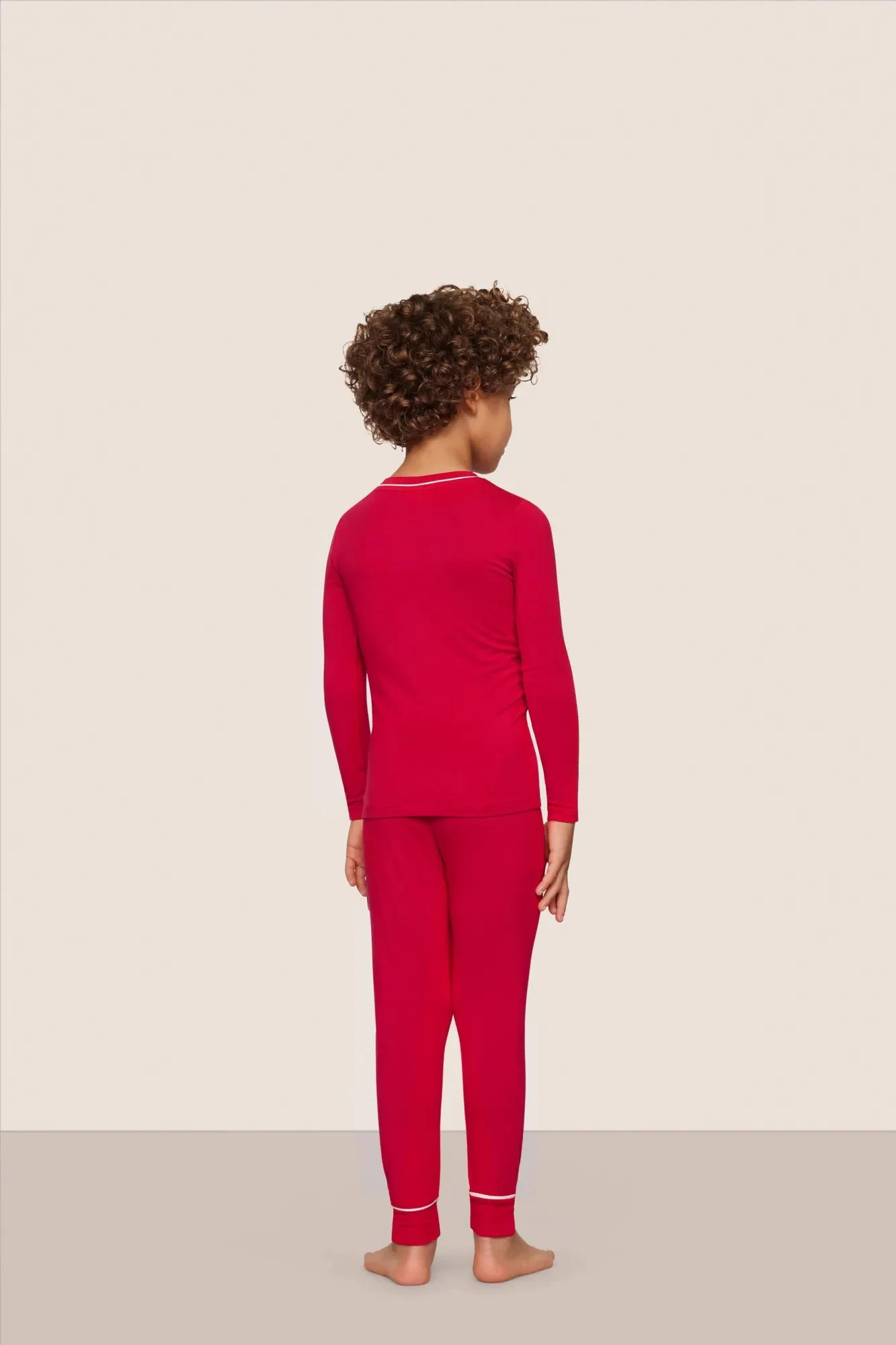 Kids TENCEL™ Modal Unisex Long PJ Set - Image 3