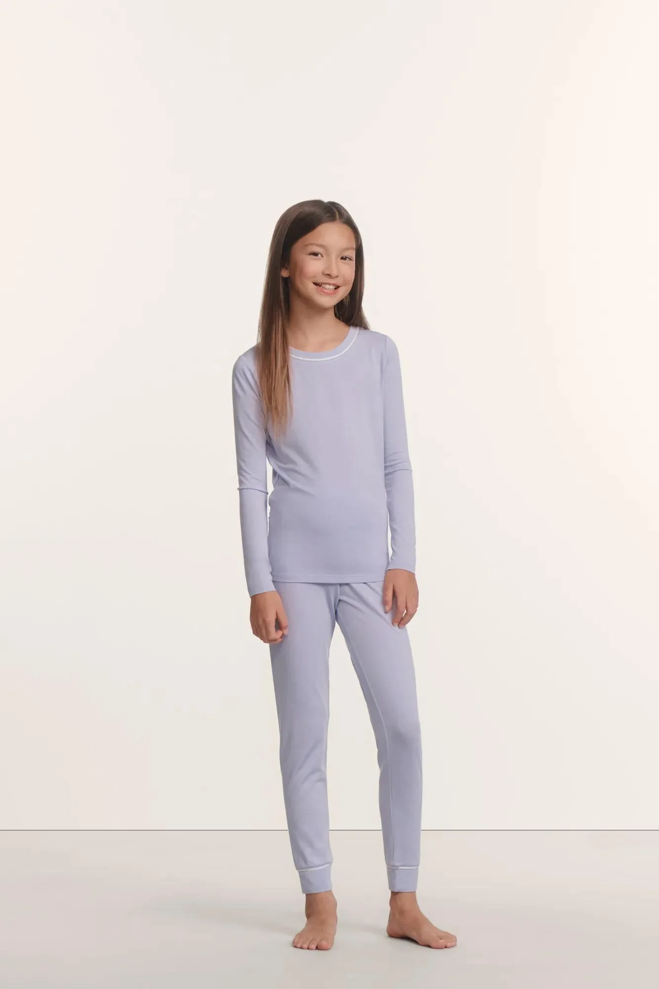 Kids TENCEL™ Modal Unisex Long PJ Set
