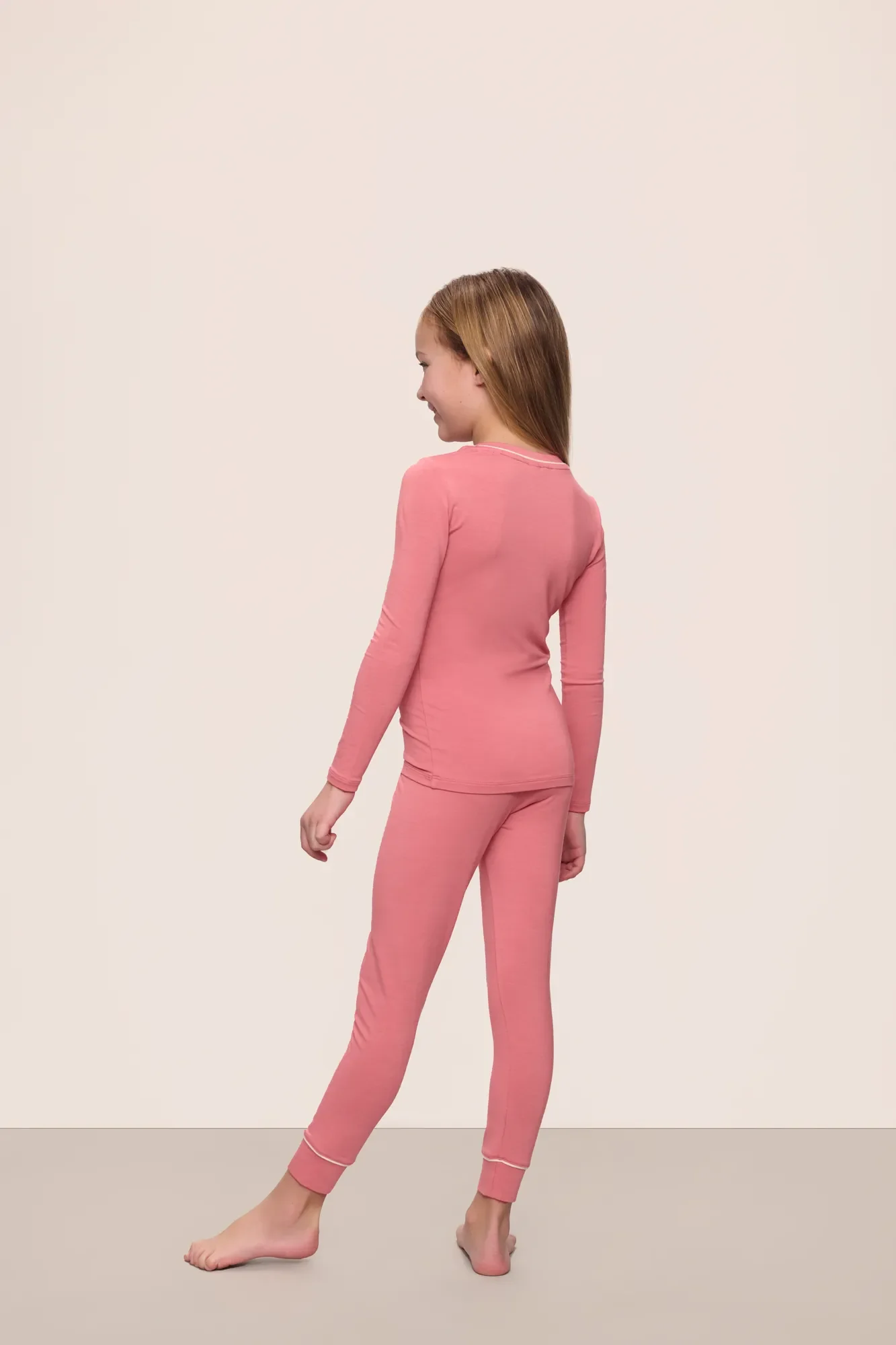 Kids TENCEL™ Modal Unisex Long PJ Set - Image 3