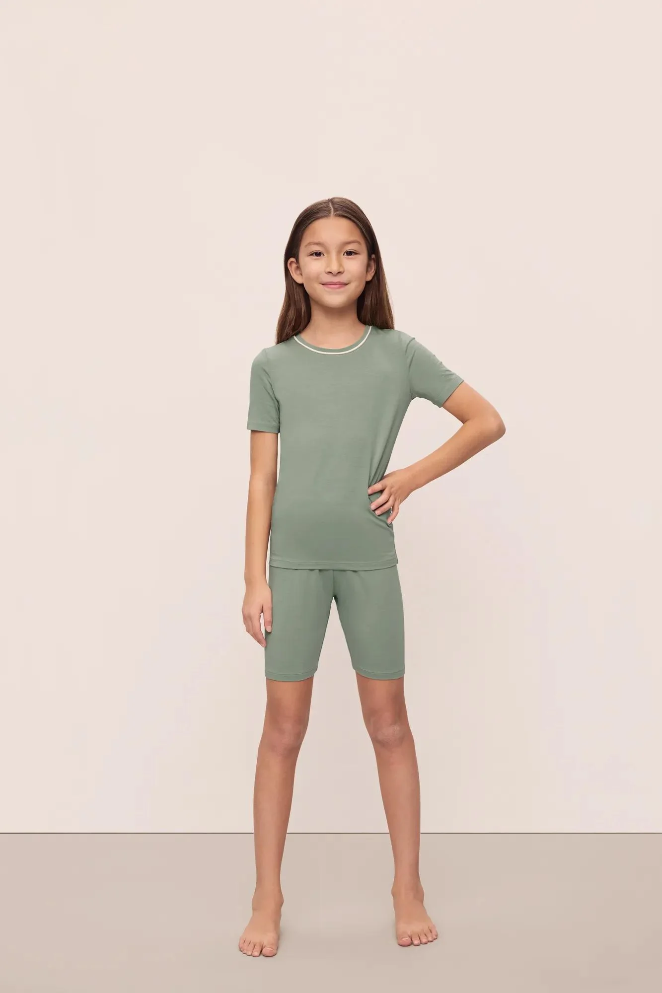 Kids TENCEL™ Modal Unisex Short PJ Set - Image 2