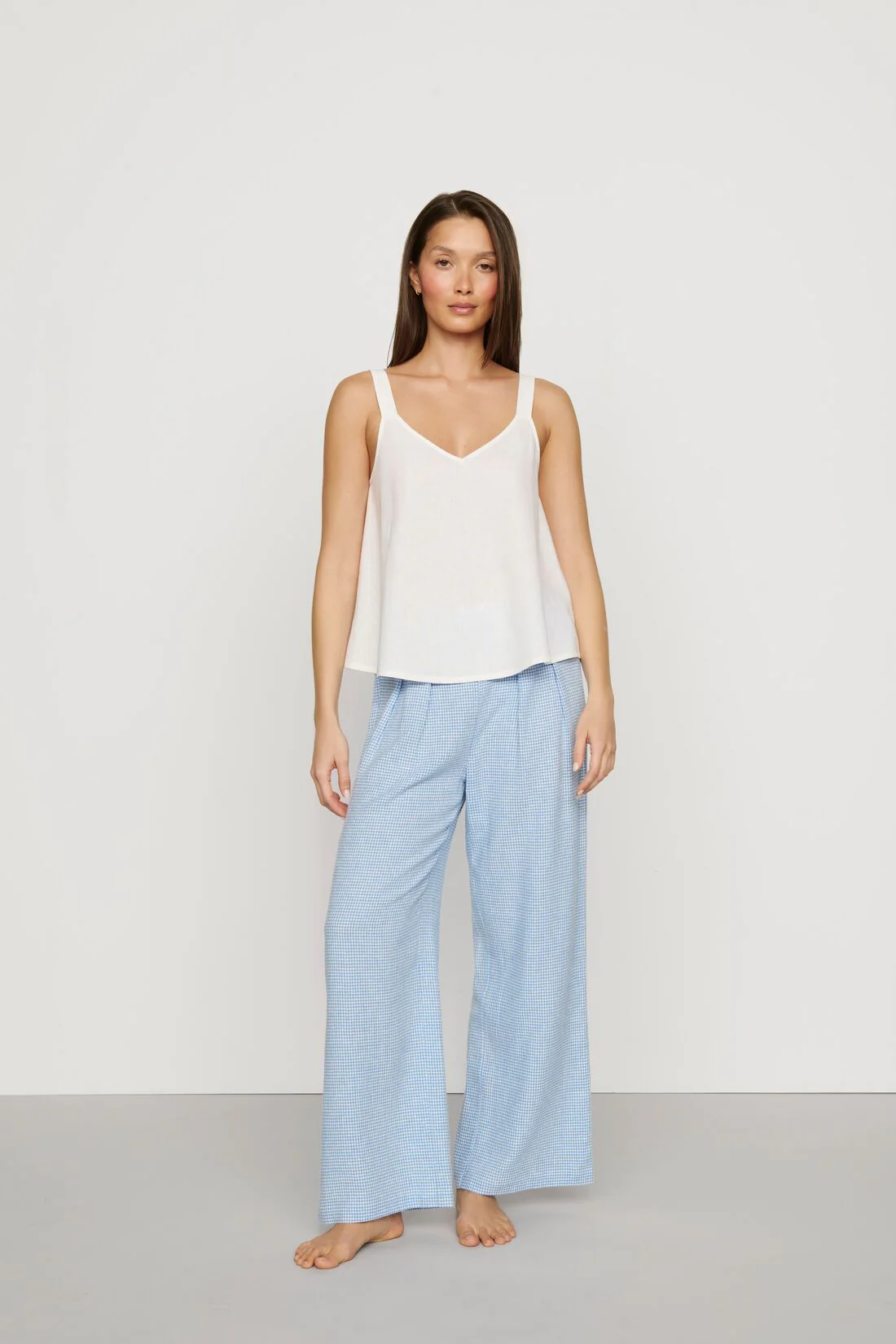 Linen Blend Relaxed Pant - Image 3