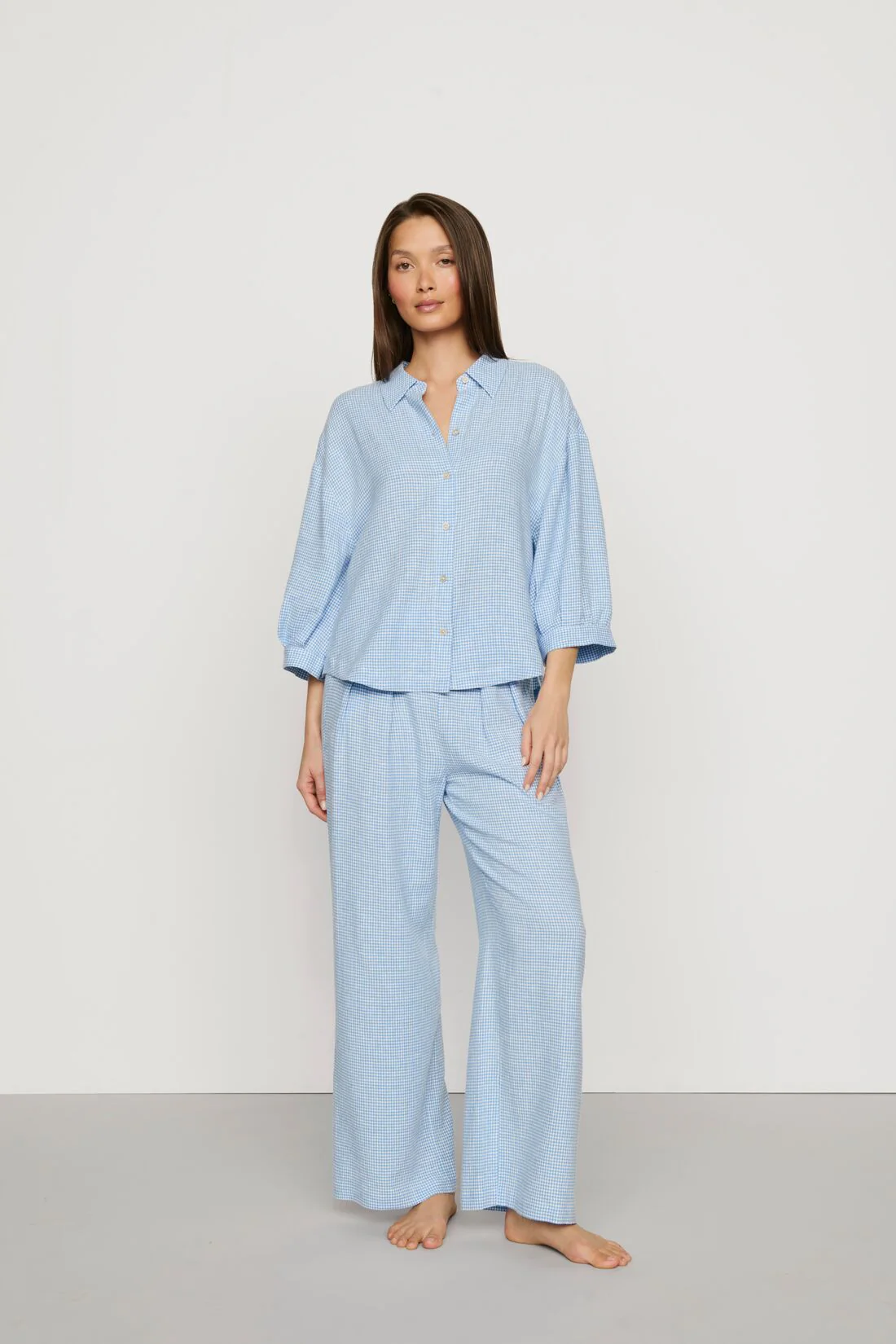 Linen Blend Relaxed Pant - Image 4