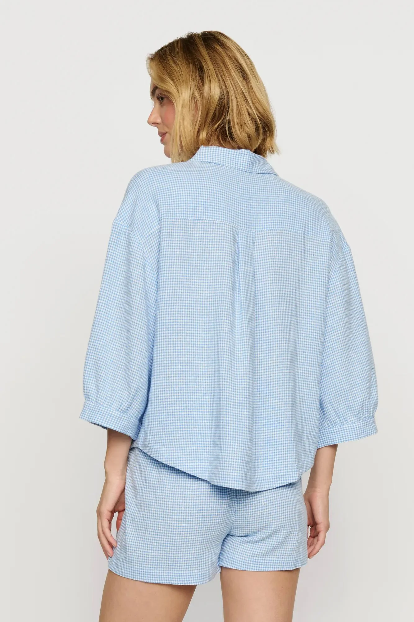 Linen Blend Relaxed Top - Image 4