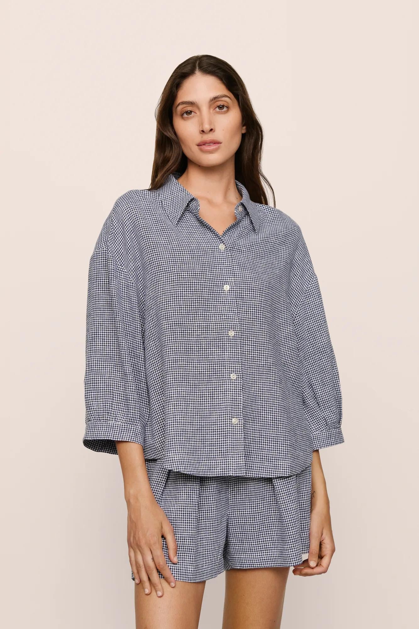 Linen Blend Relaxed Short - Image 2