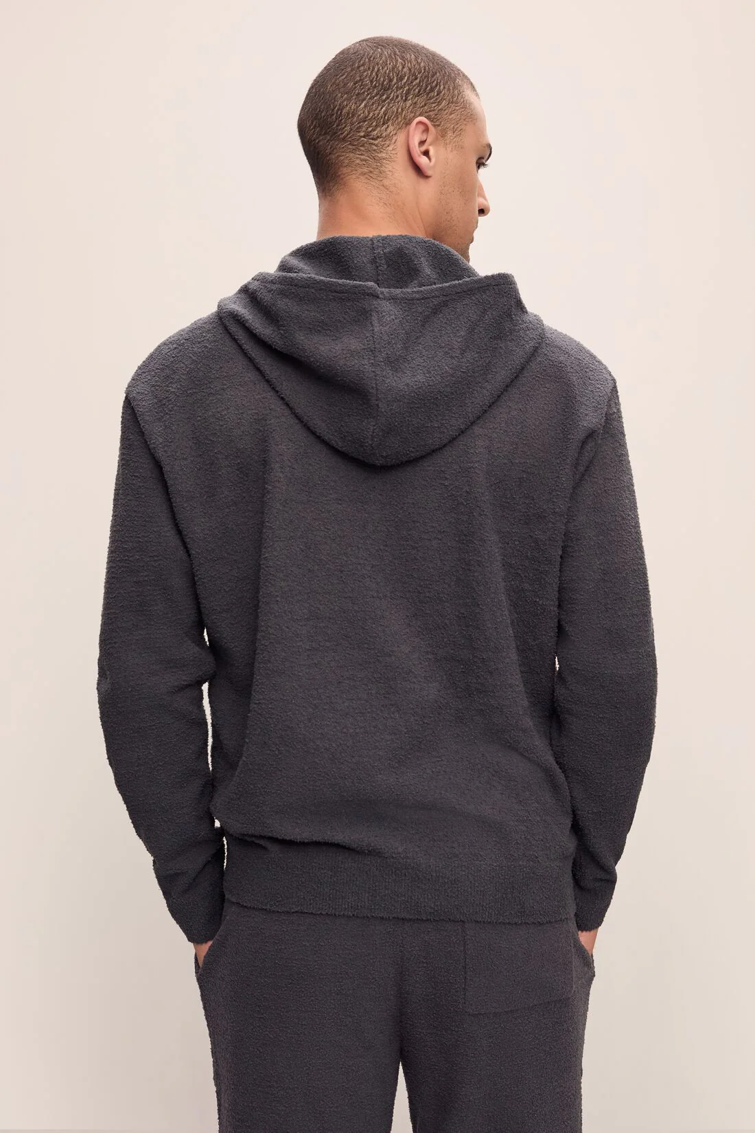 Men's Recycled Boucle Hoodie - Image 3