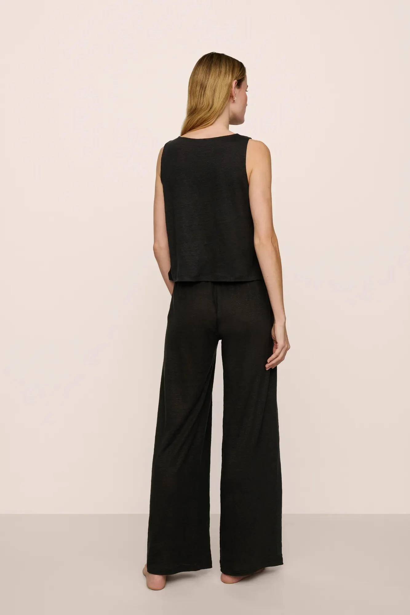 Organic Linen Knit High Waisted Pant - Image 3