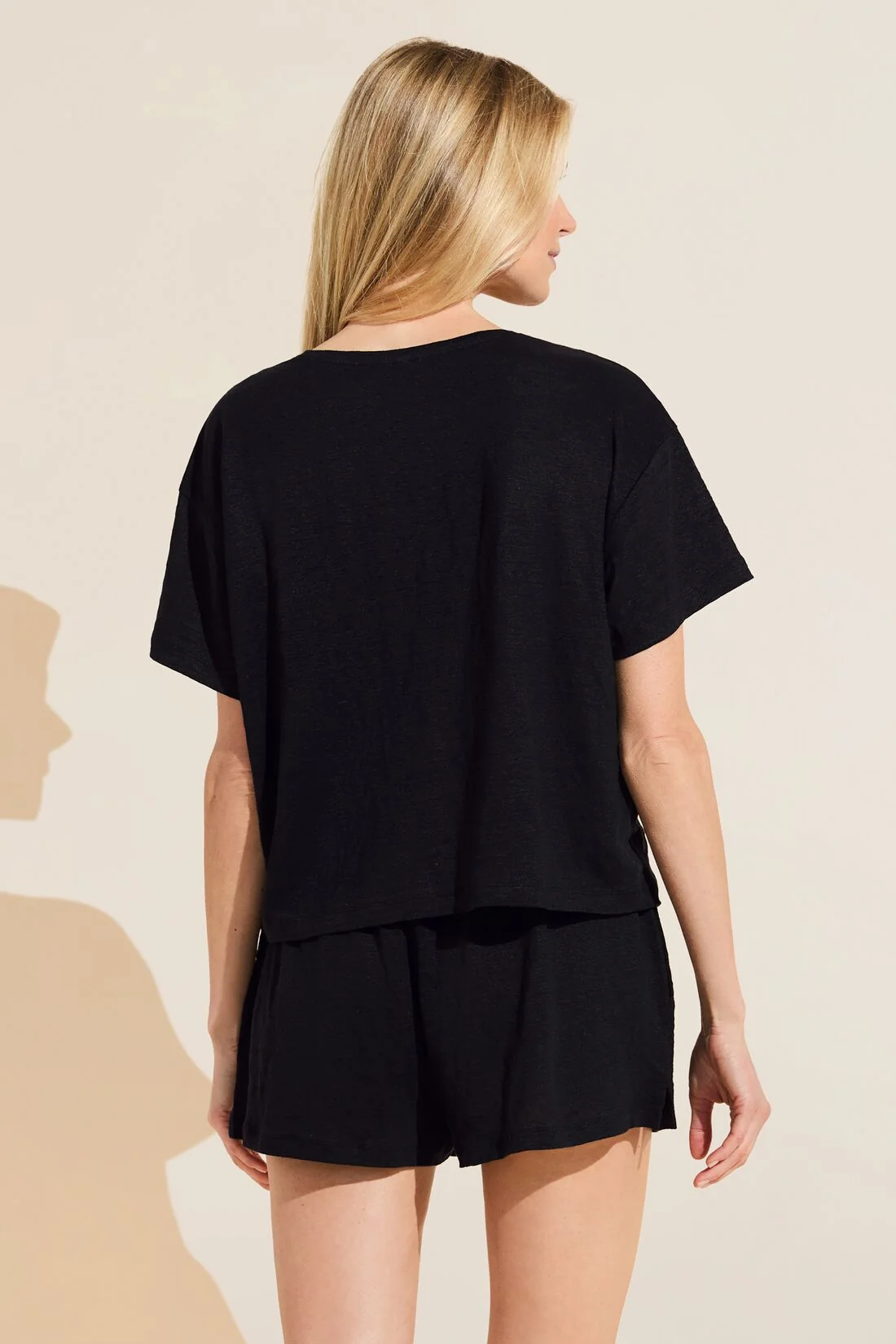 Organic Linen Knit Short Sleeve T-Shirt - Image 2