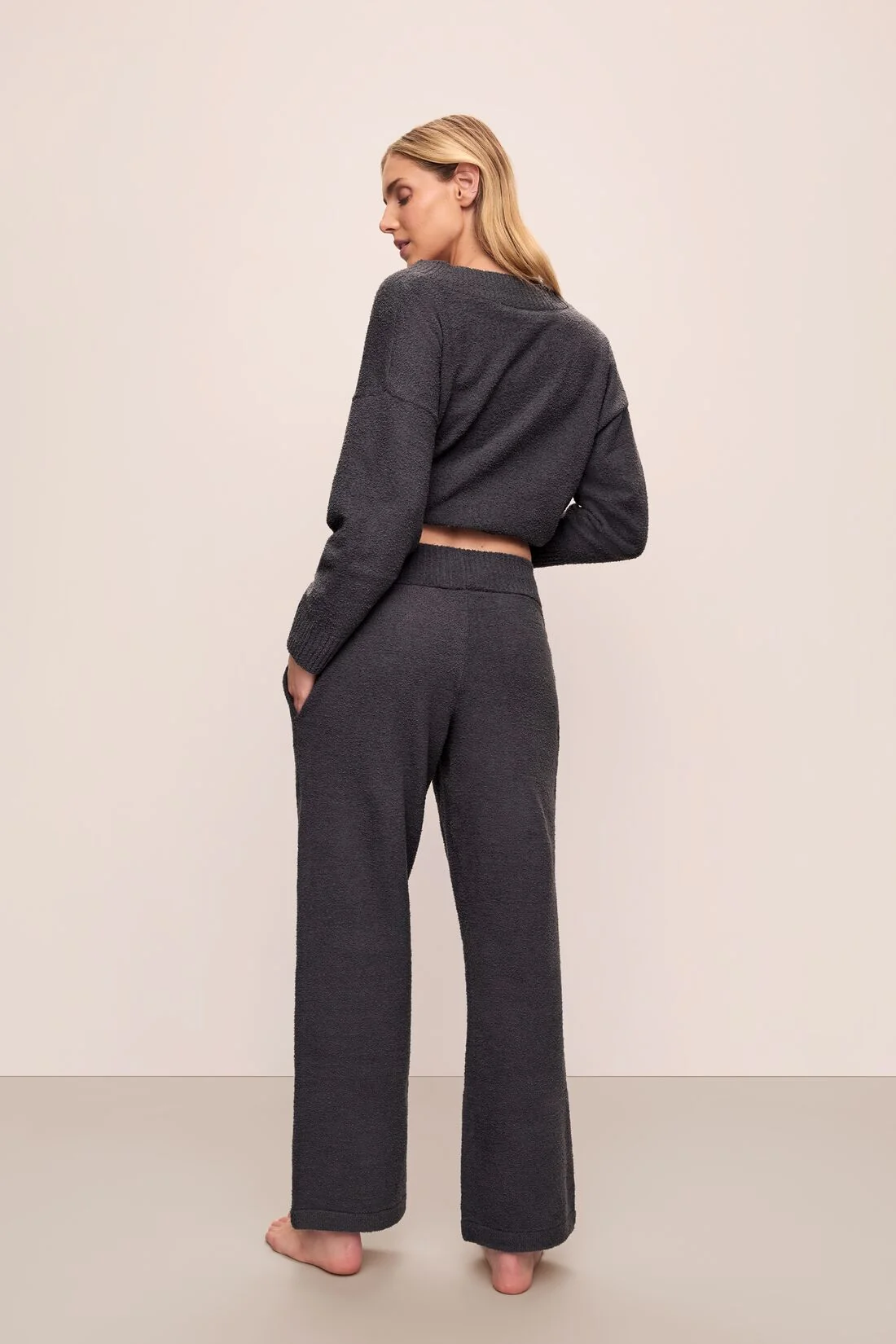 Recycled Boucle Relaxed Fit Pant - Image 2