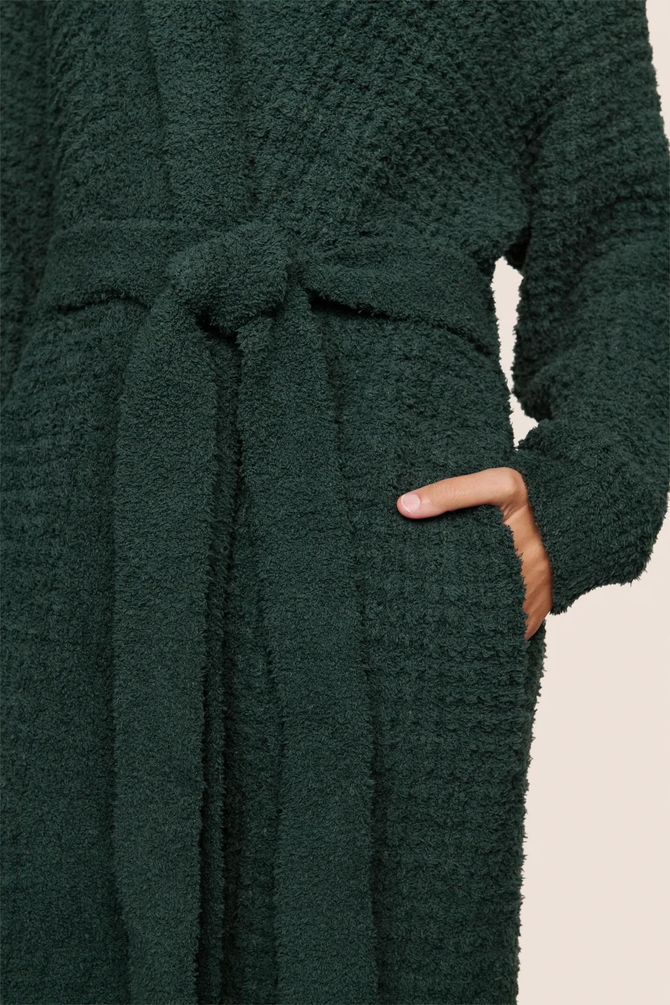 Recycled Boucle Waffle Robe - Image 3
