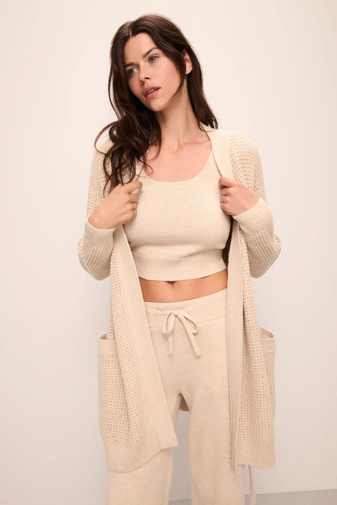 Recycled Sweater Short Wrap - Image 3